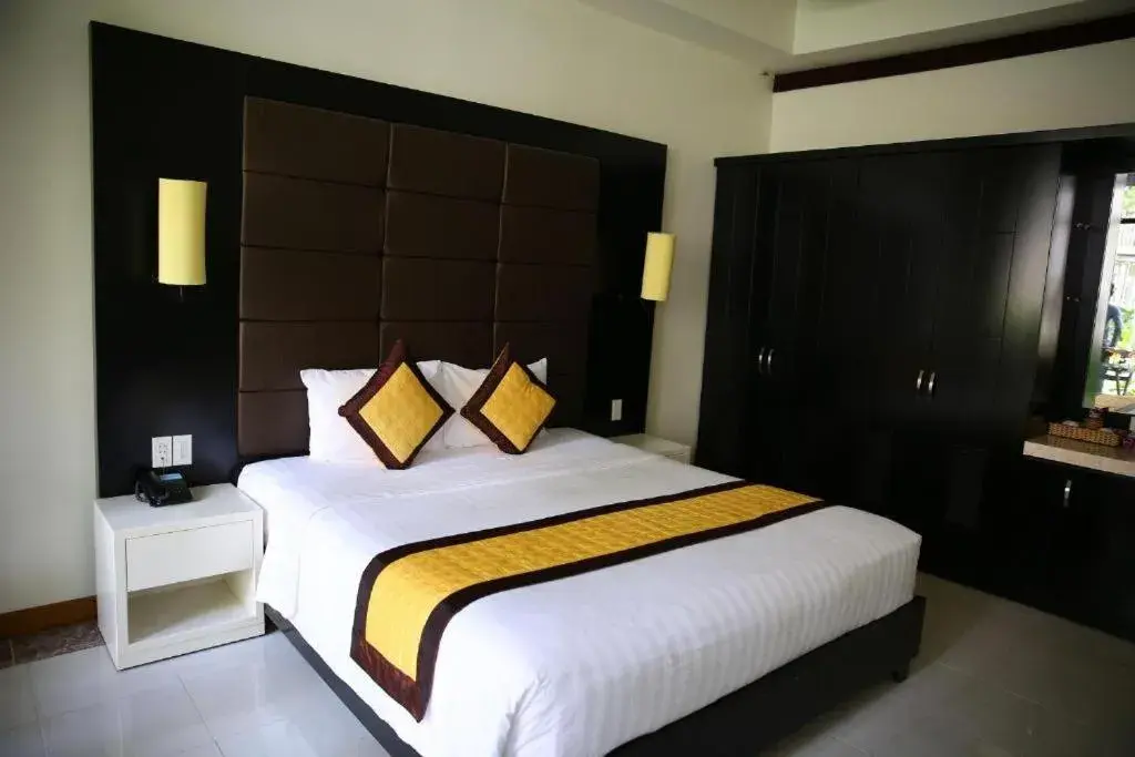 Bed in Arcadia Phu Quoc Resort