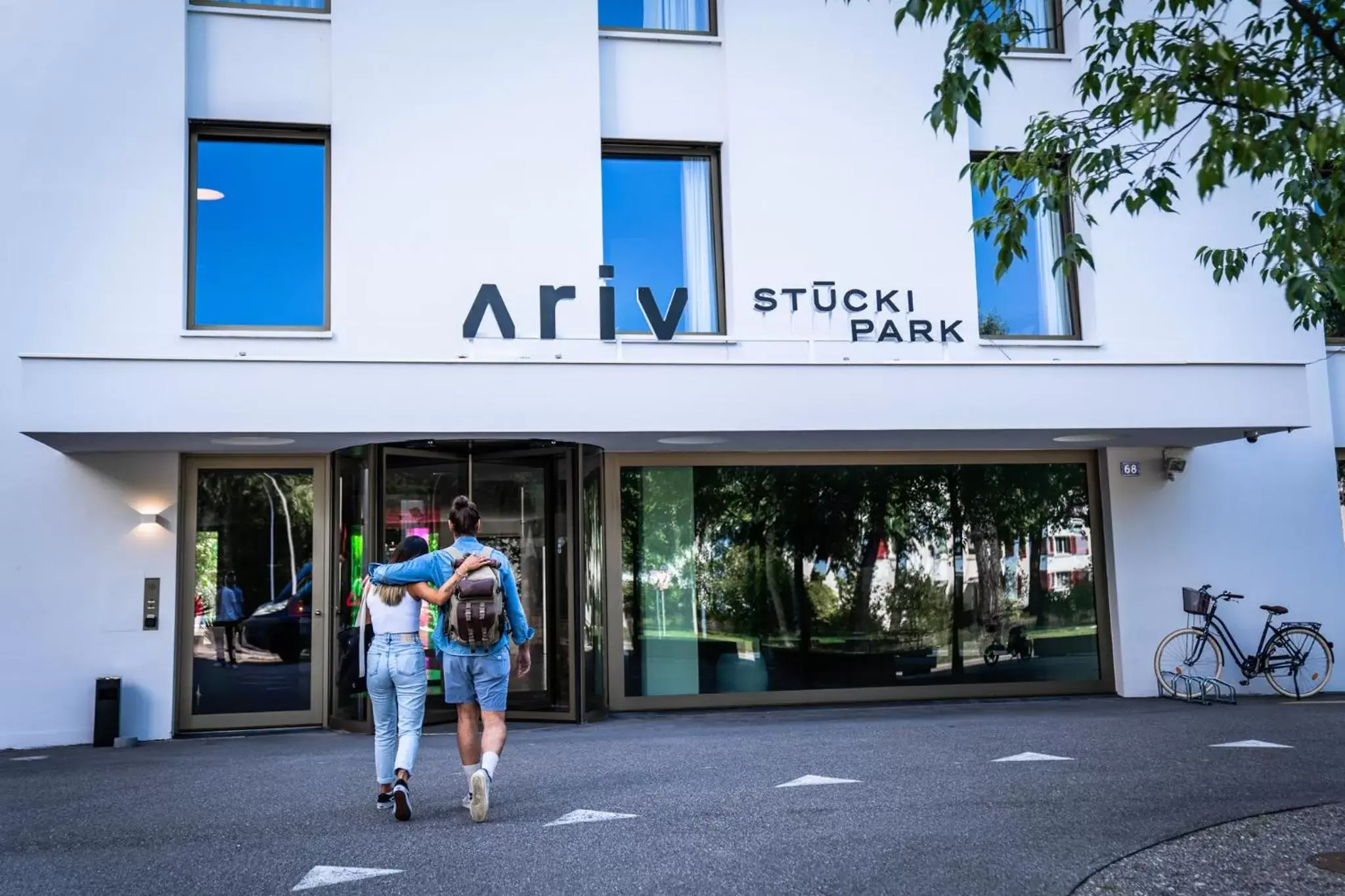 Facade/entrance in Ariv Coliving - self check-in