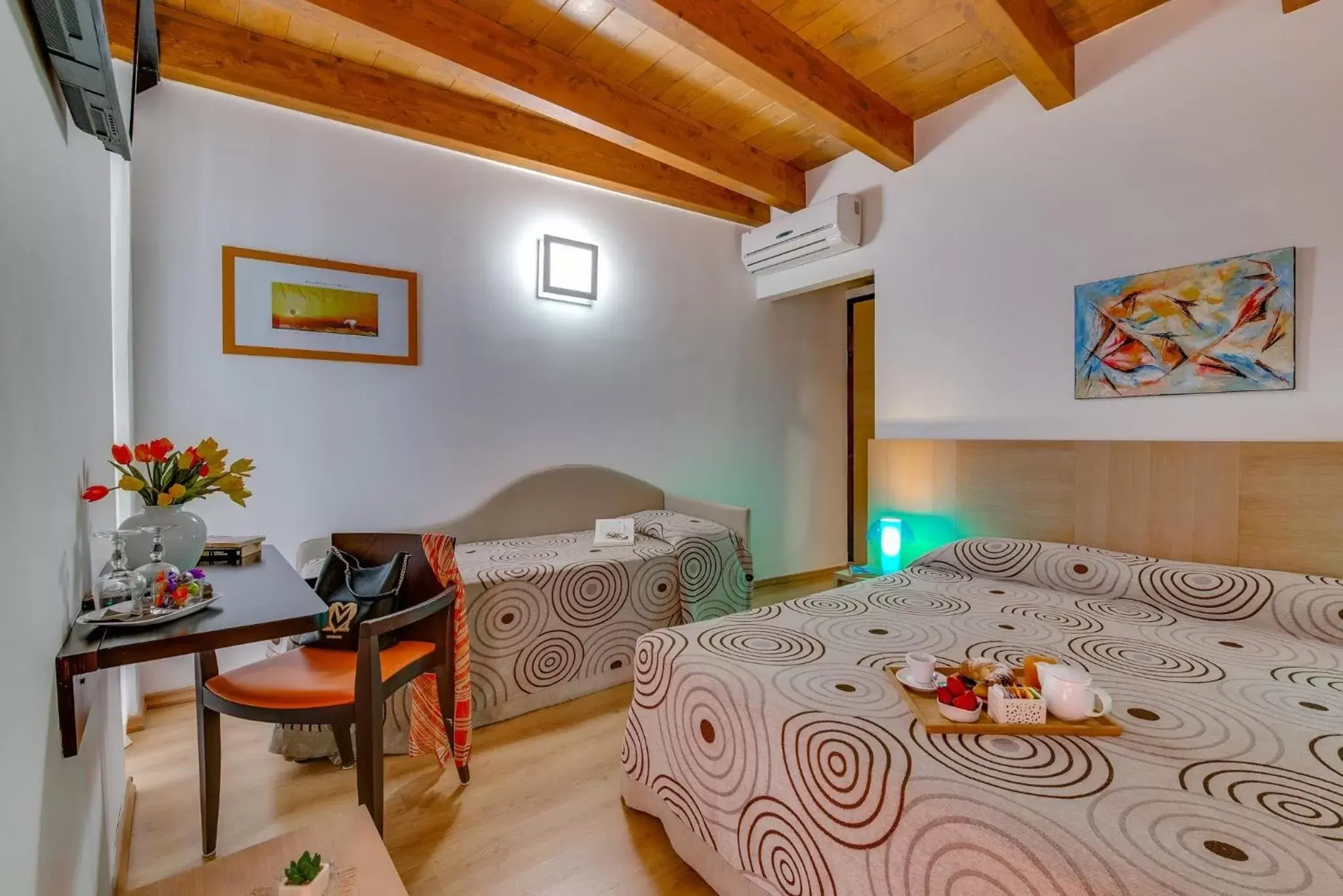 Bed in Locanda Al Moro Hotel Bed in Locanda Al Moro Hotel