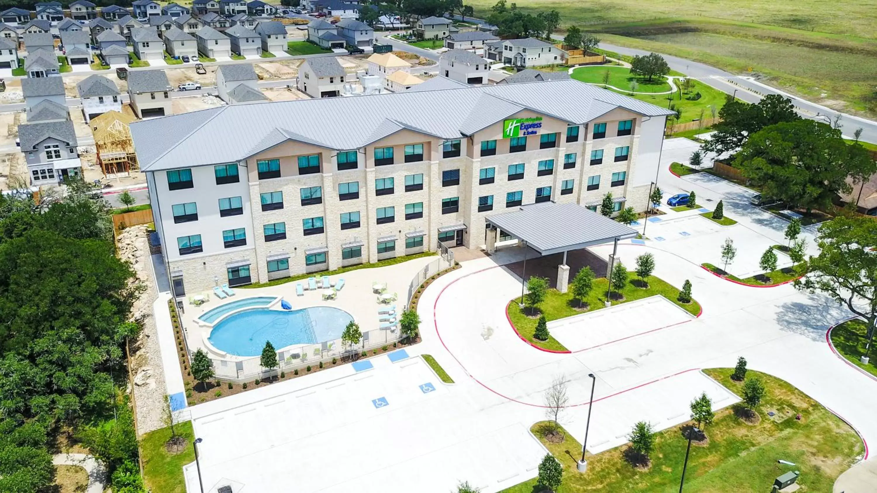 Property building, Bird's-eye View in Holiday Inn Express & Suites - Dripping Springs - Austin Area, an IHG Hotel