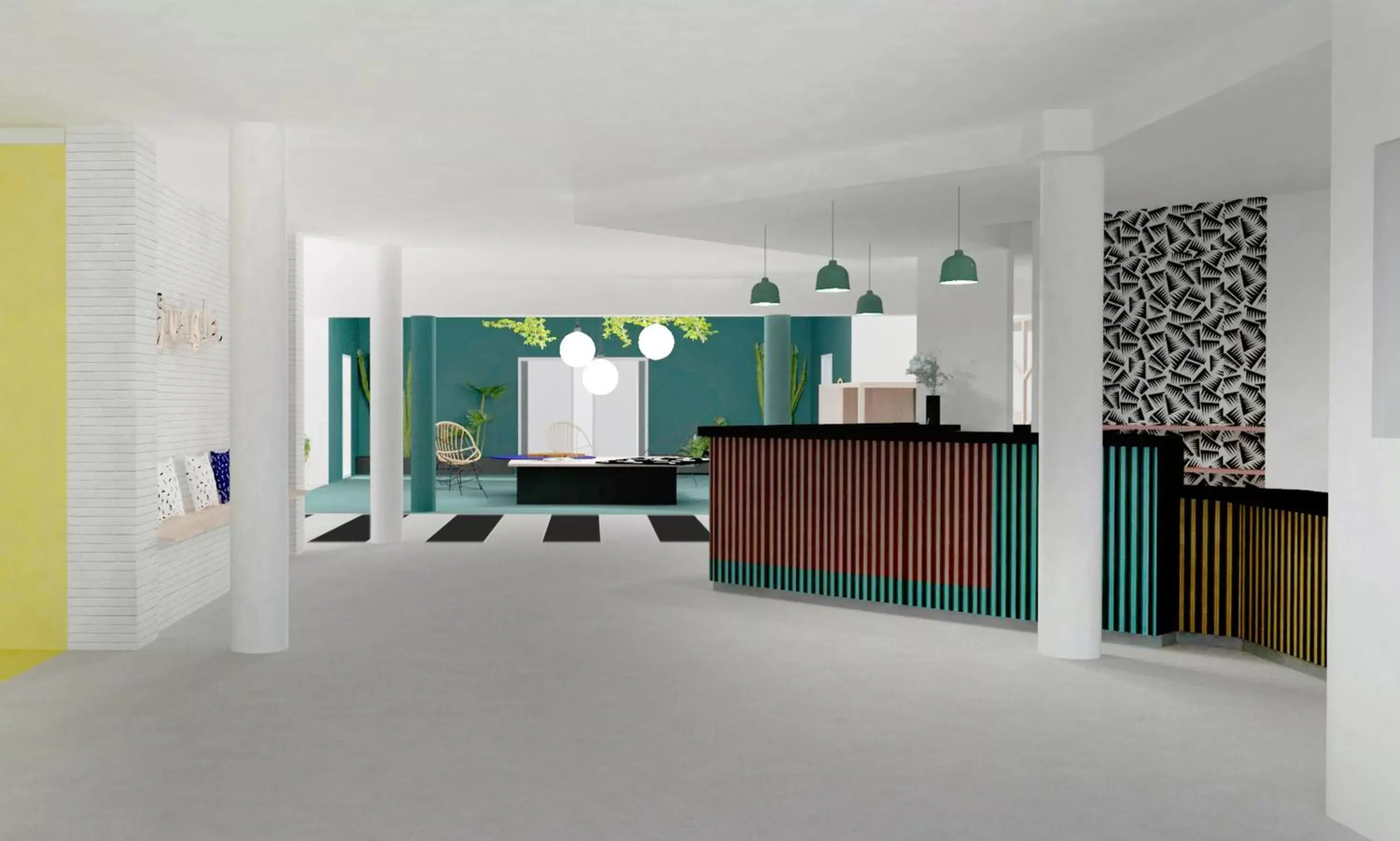 Living room, Lobby/Reception in ibis Styles Marseille Plan de Campagne