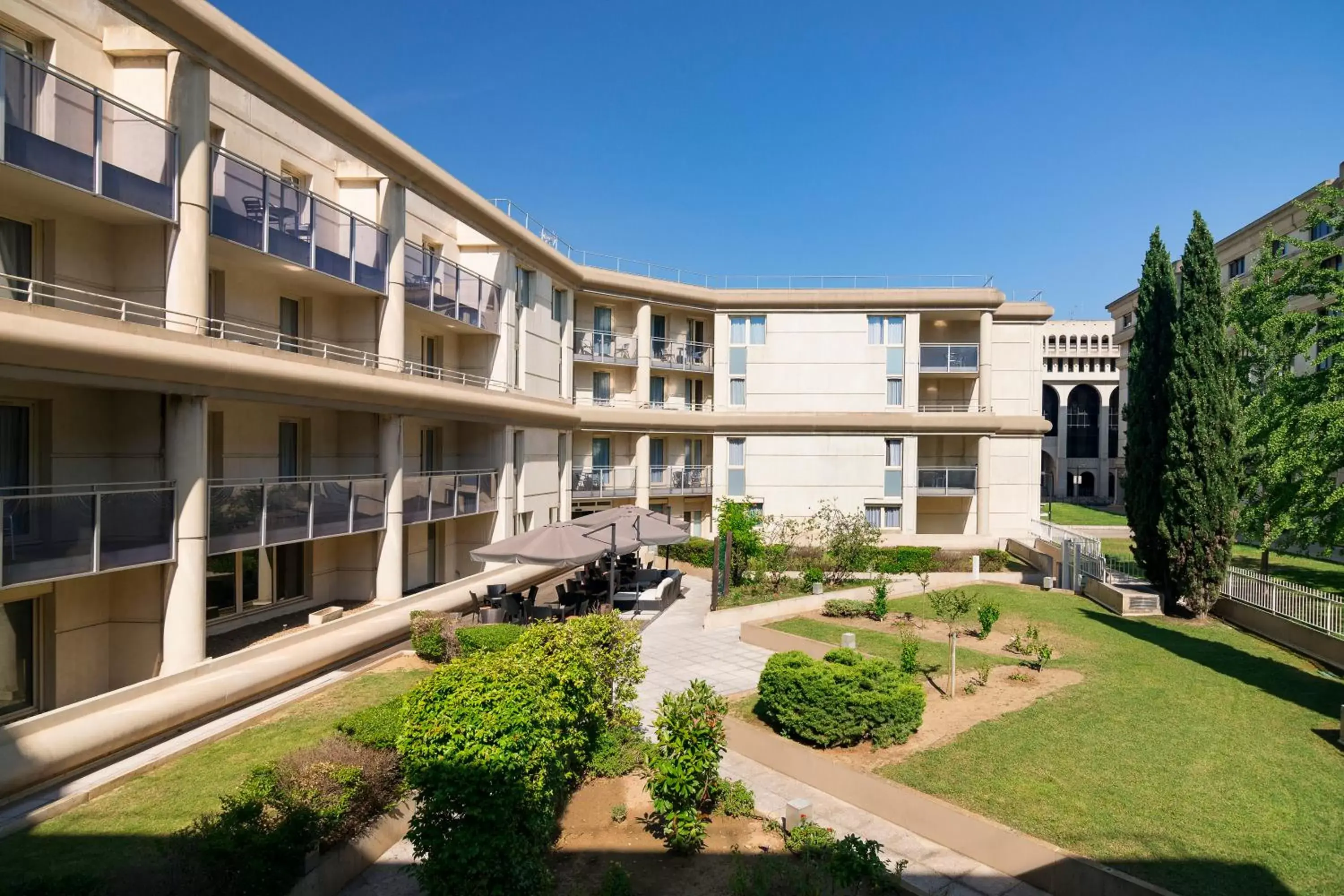 Garden, Property Building in Citadines Antigone Montpellier