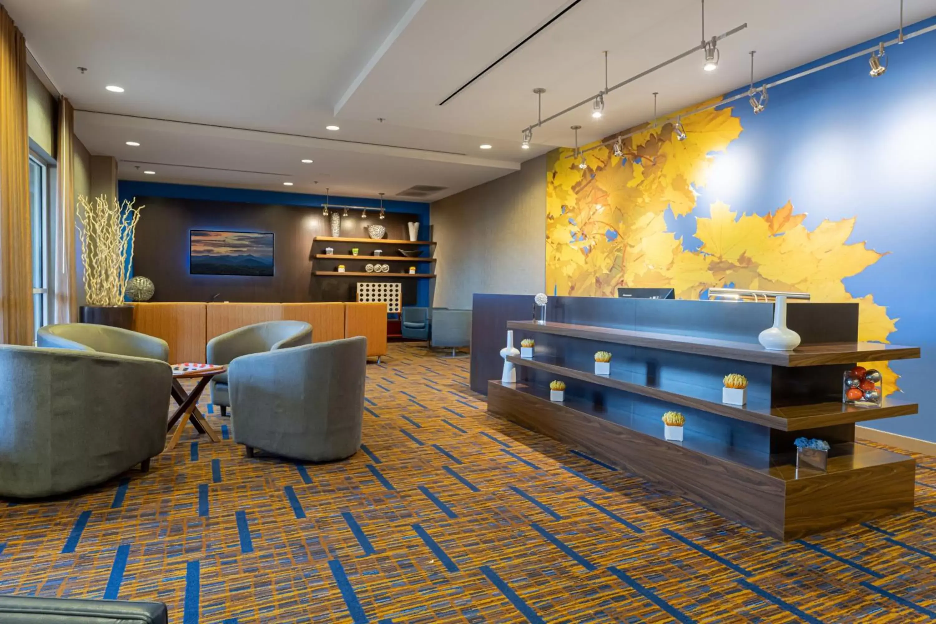 Lobby or reception, Lobby/Reception in Courtyard by Marriott Asheville Airport