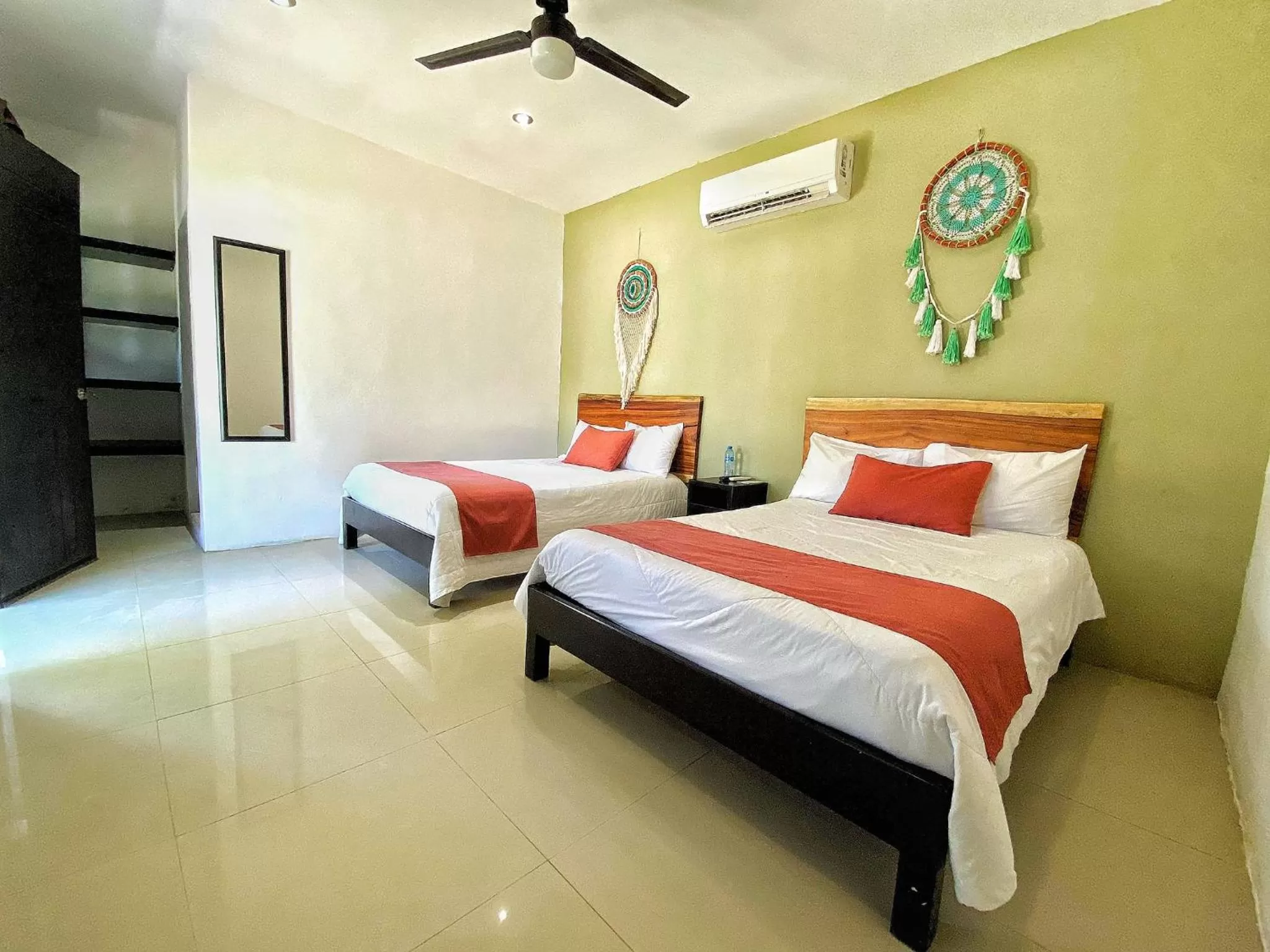 Quadruple Room with Garden View in Hotel Boutique Las Nubes Bacalar