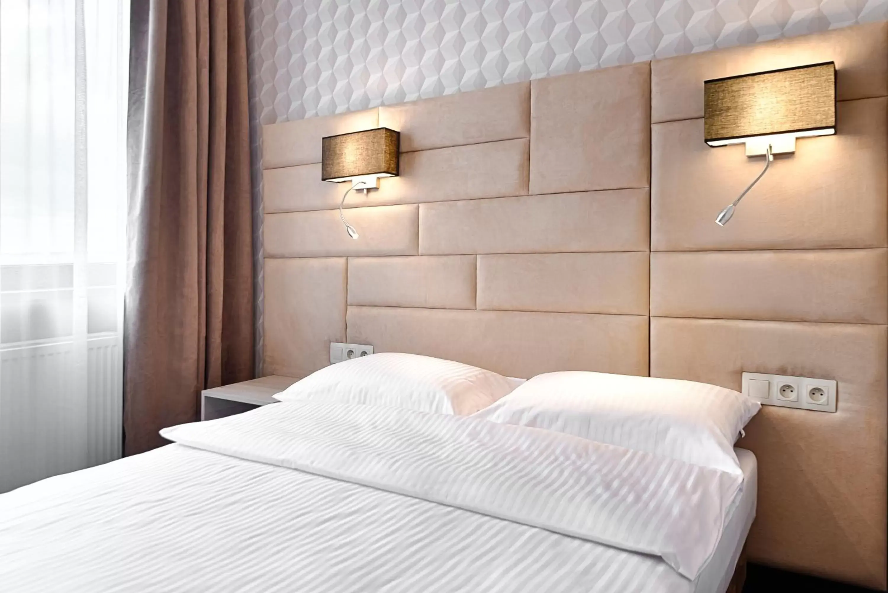 Bed in Citi Hotel's Łódź Bed in Citi Hotel's Łódź