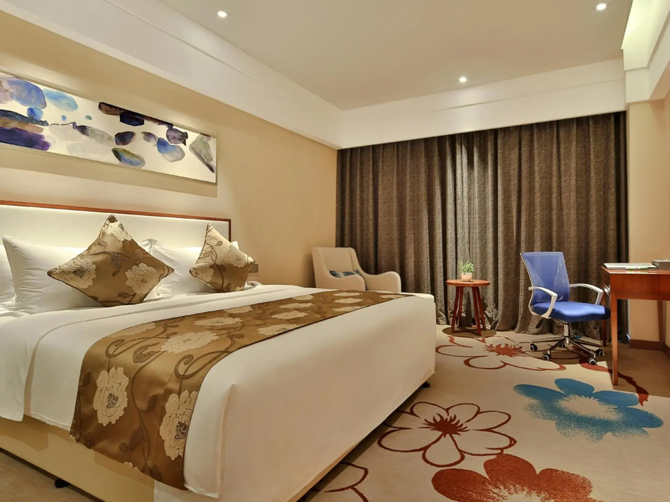Bed in Chengdu qinhuang yongan hotel