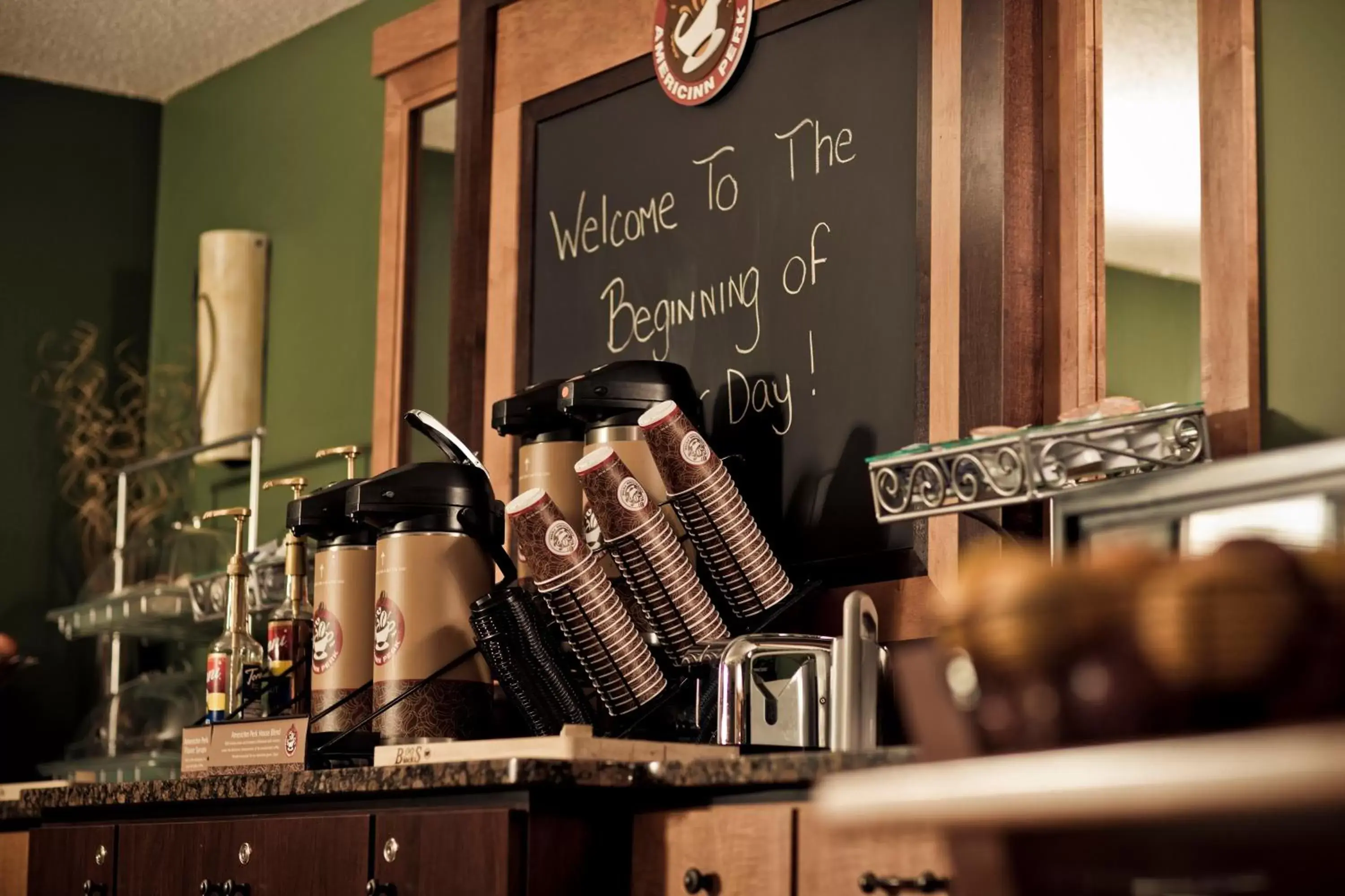 American breakfast, Coffee/Tea Facilities in AmericInn by Wyndham Tofte Near Lake Superior