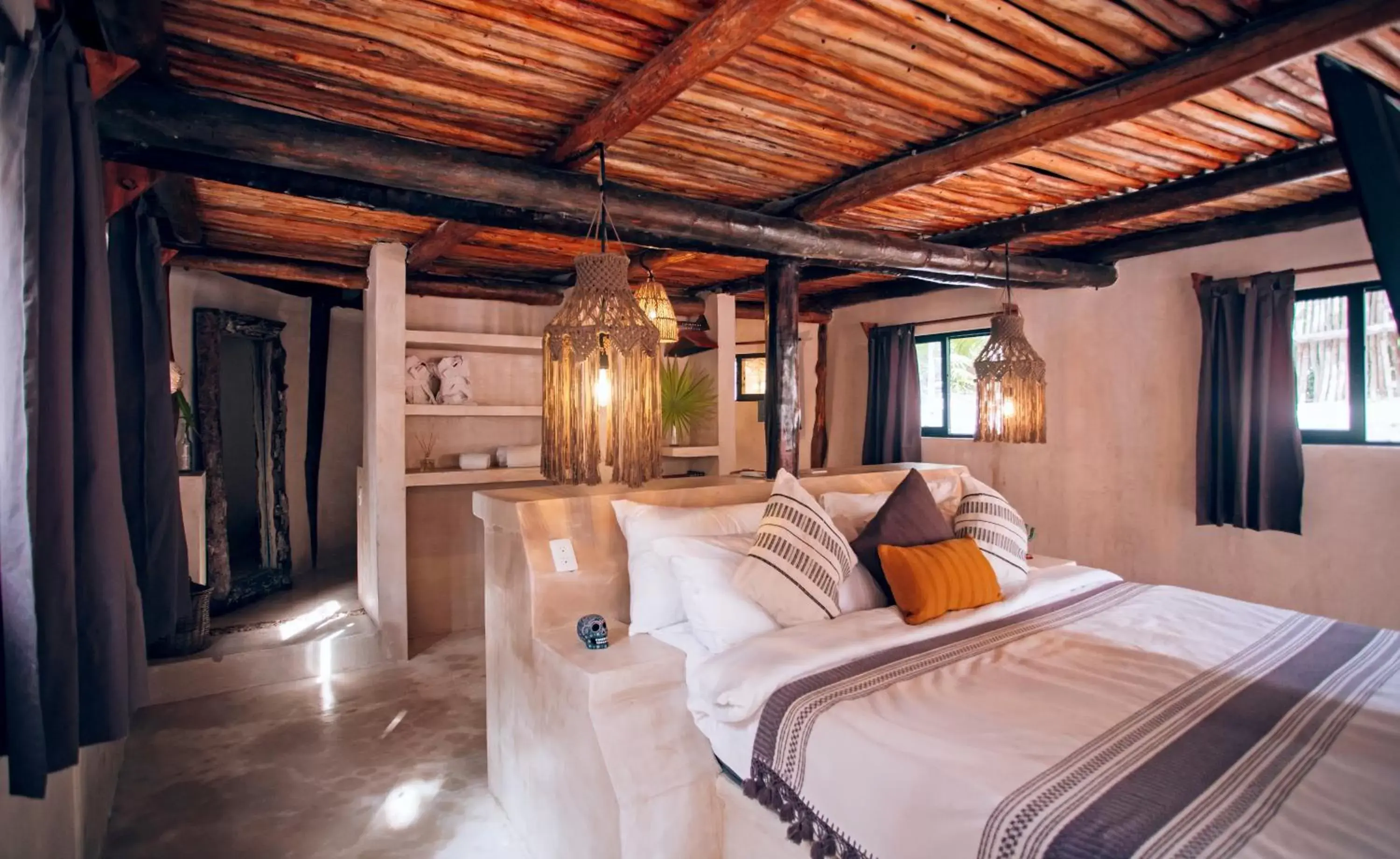 Photo of the whole room, Bed in Ikal Tulum Hotel