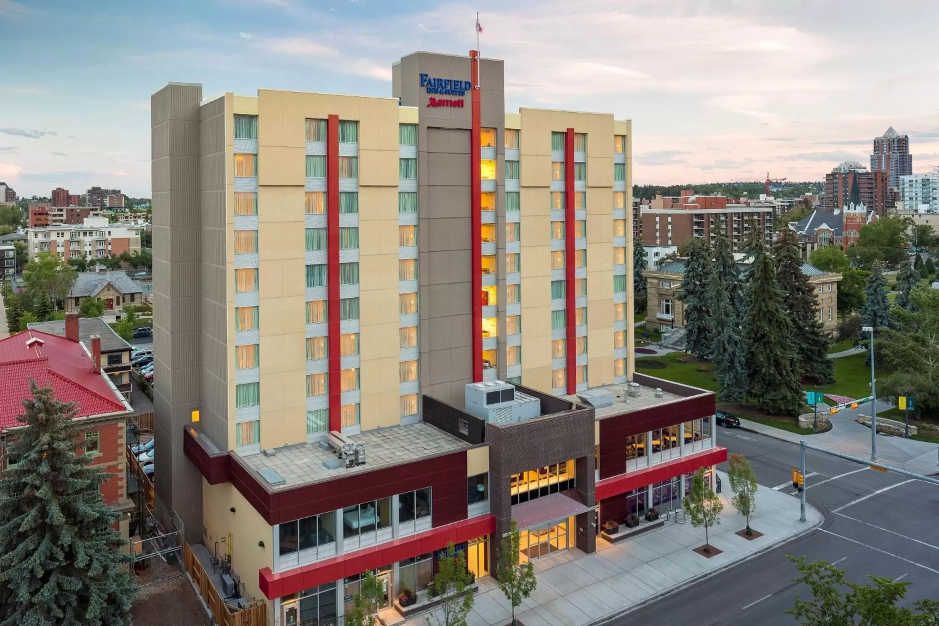 Property building in Fairfield Inn & Suites by Marriott Calgary Downtown