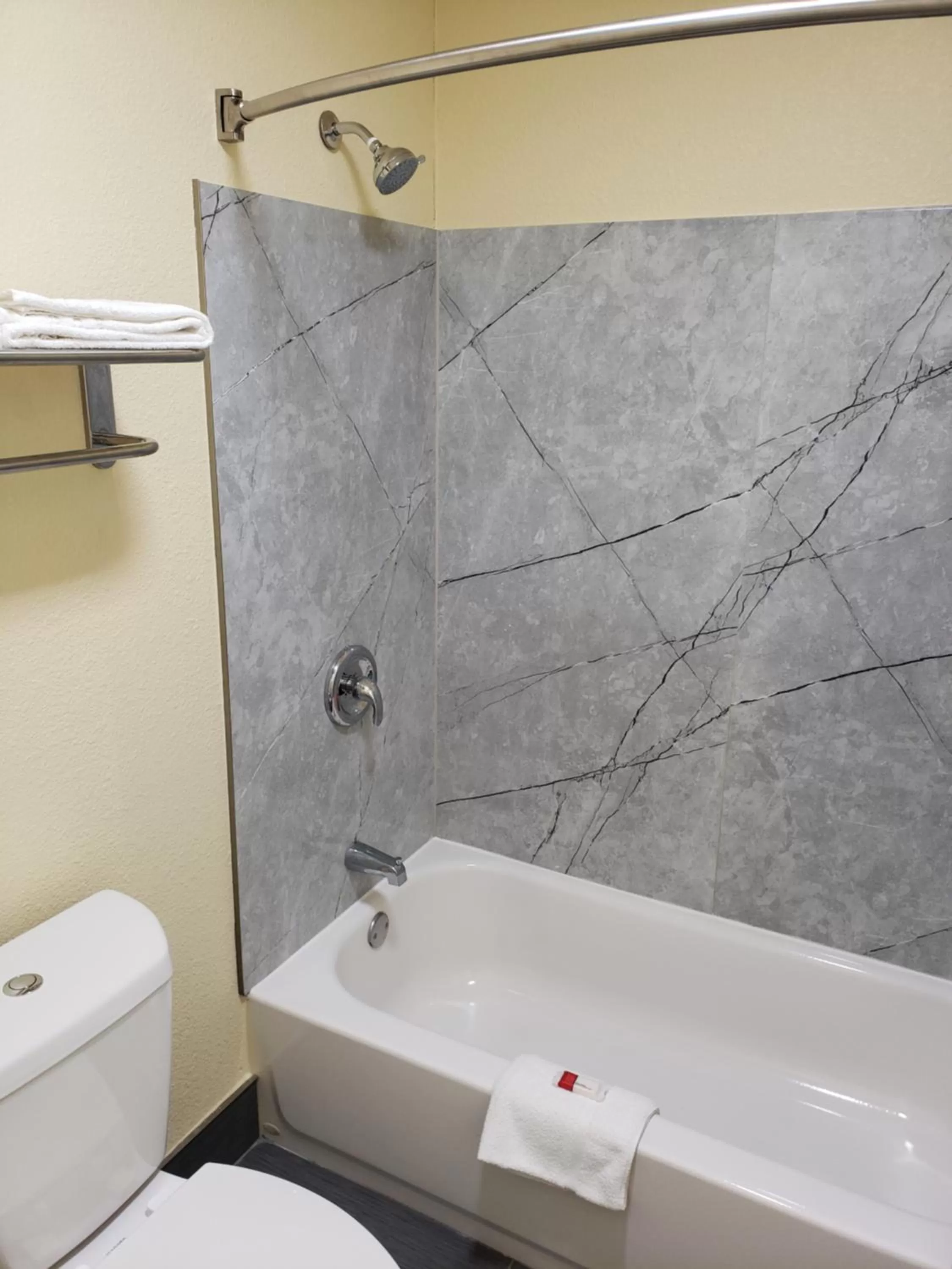 Toilet in Days Inn by Wyndham Waco Near Downtown University