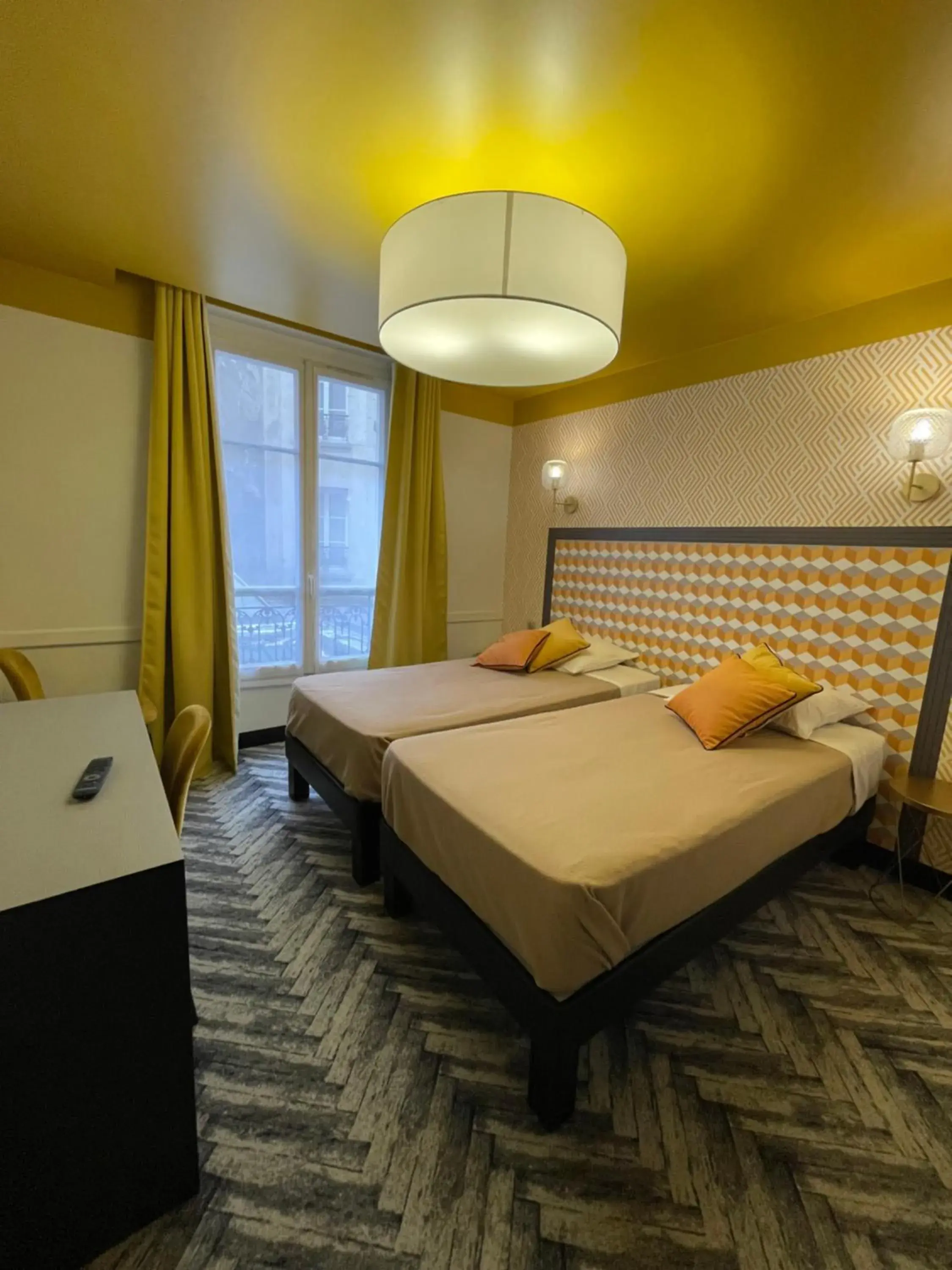 Bedroom, Bed in Hôtel Gérando