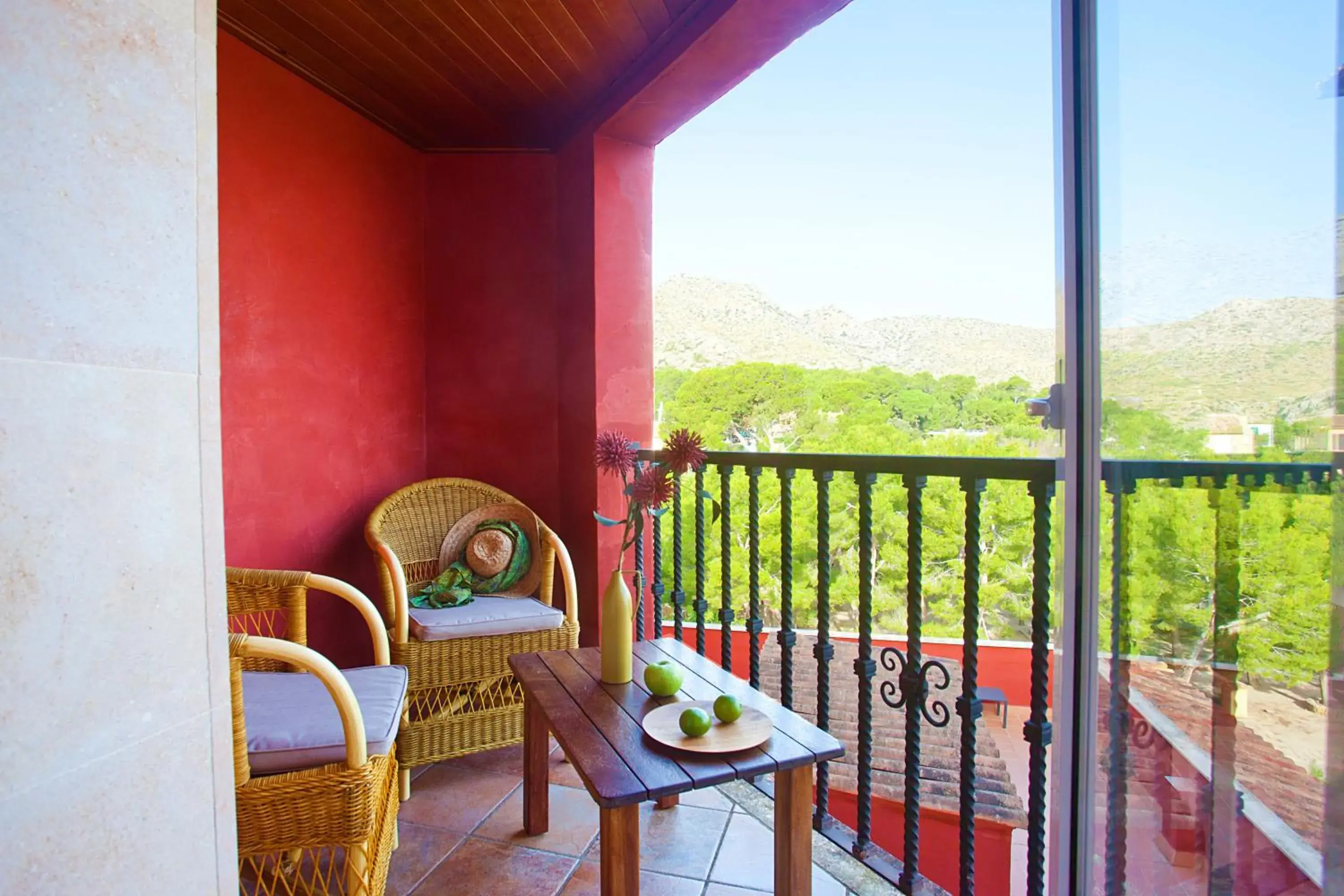 Balcony/Terrace in Hotel Cala Sant Vicenc - Adults Only