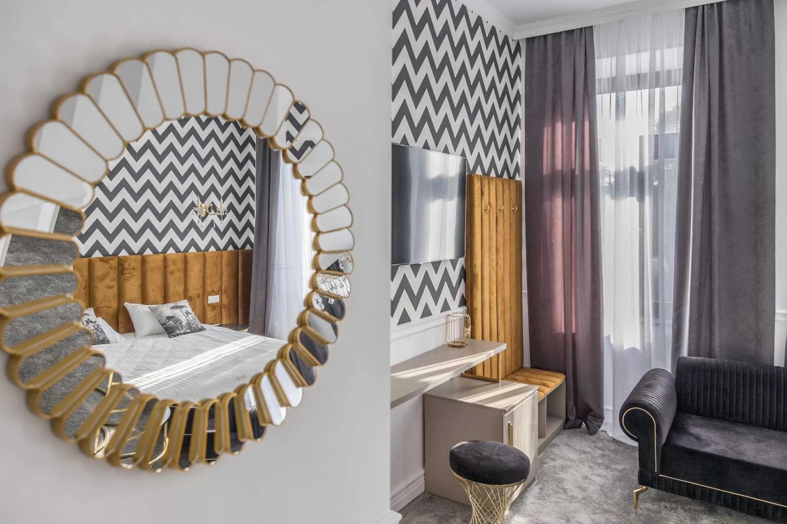 Bed in Hotel Vila Central Boutique Satu Mare