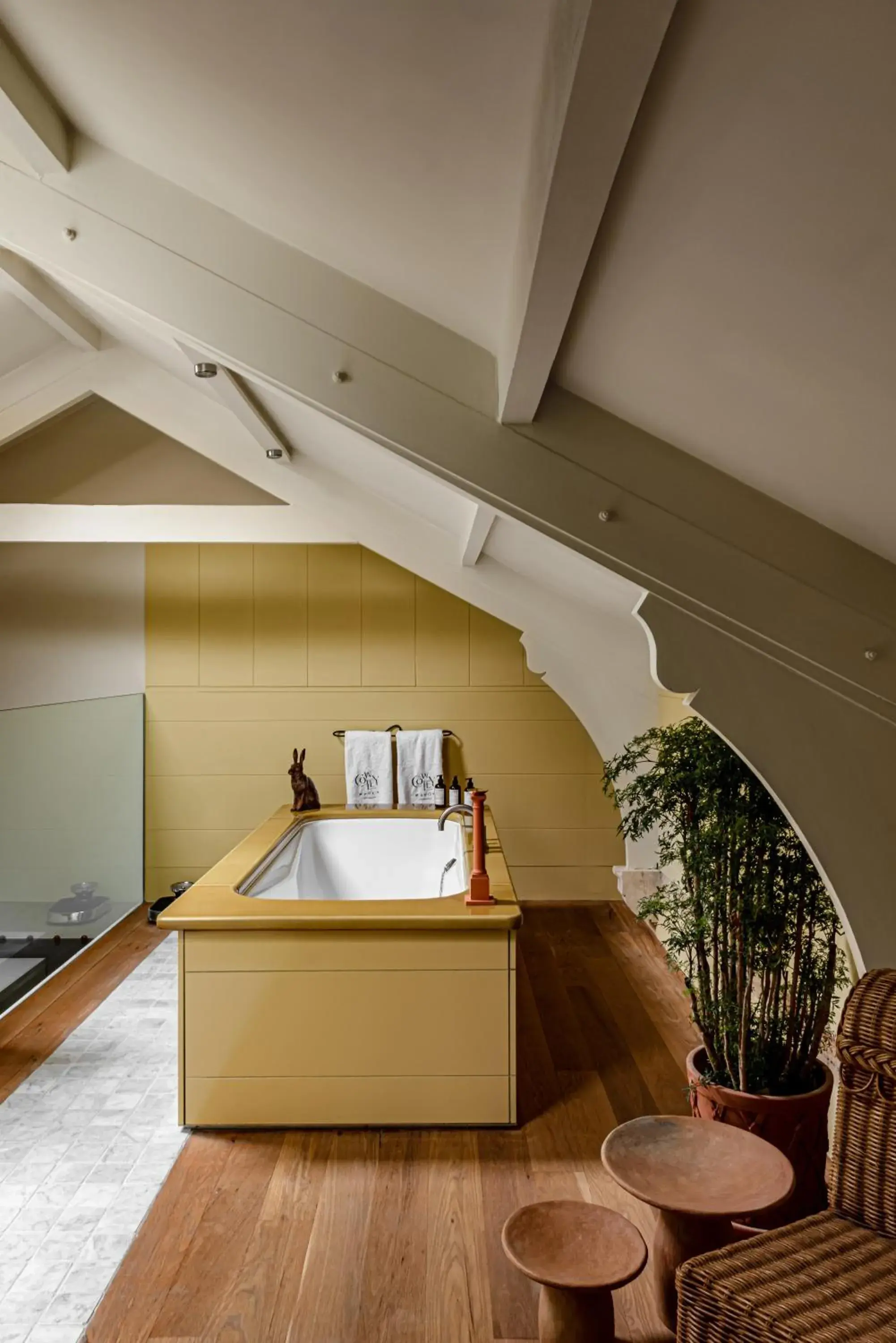 Bathroom in Cowley Manor Hotel