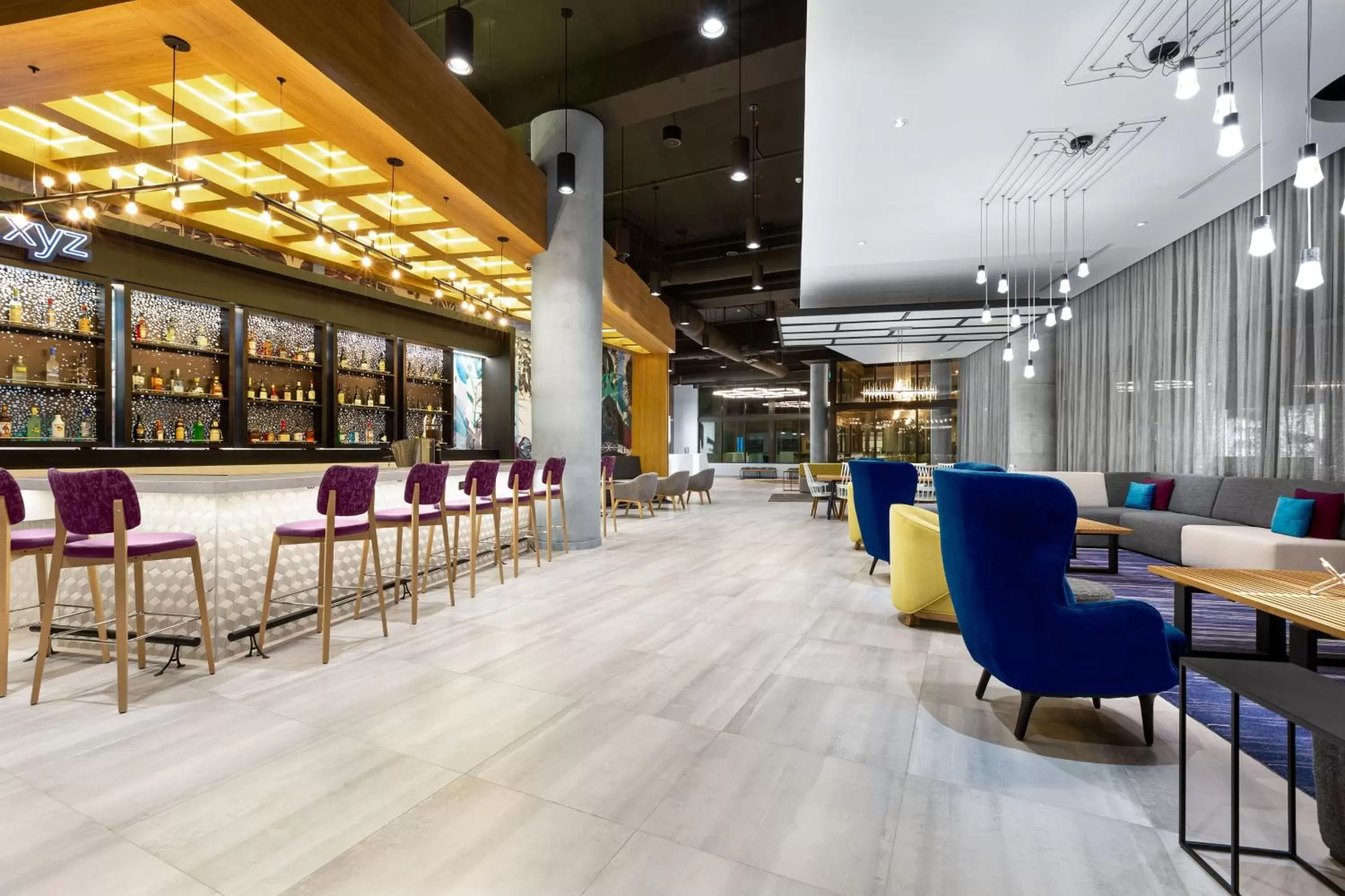 Lobby or reception, Lounge/Bar in Aloft San Juan