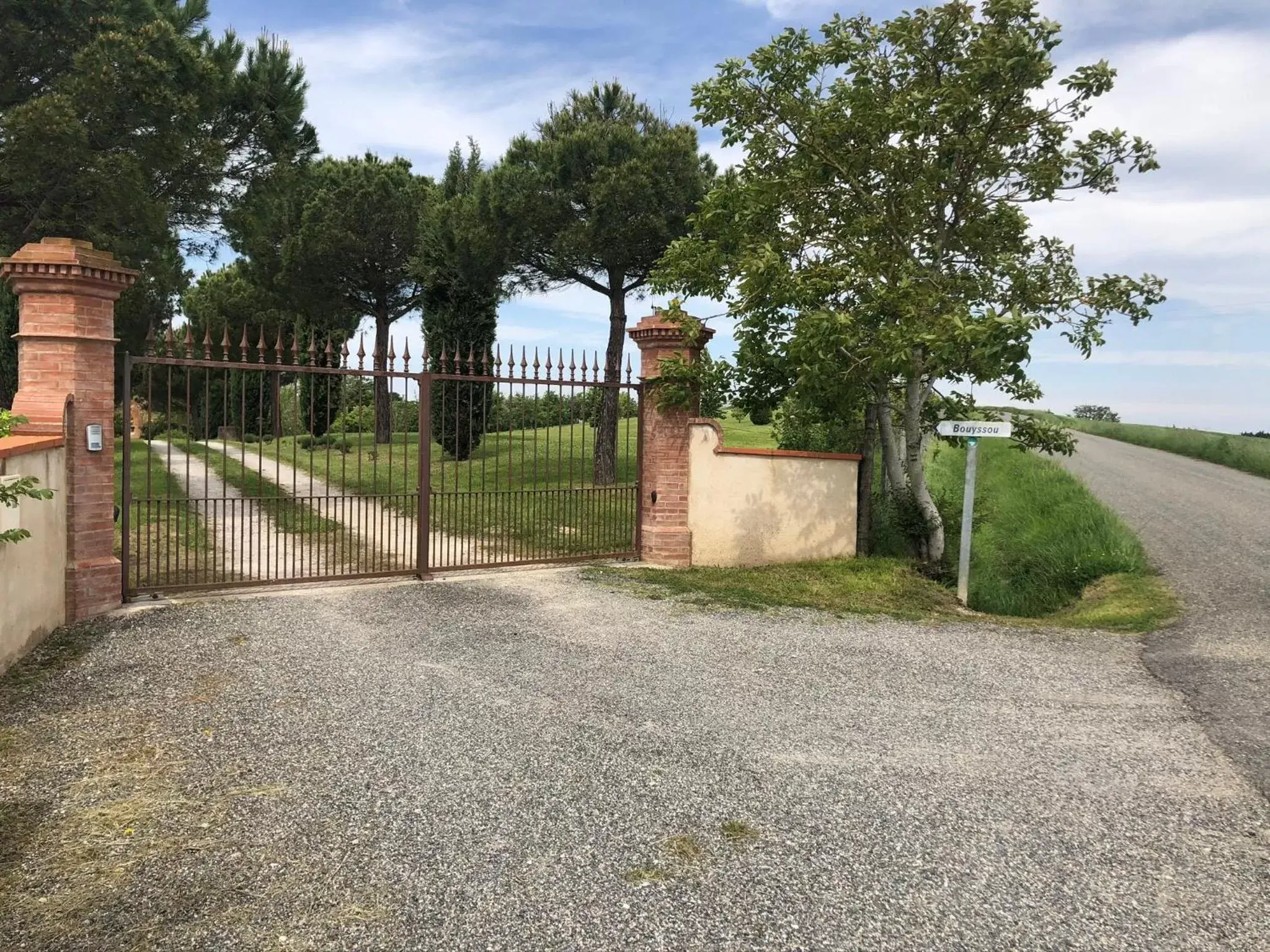 Garden in Manoir du Bouyssou