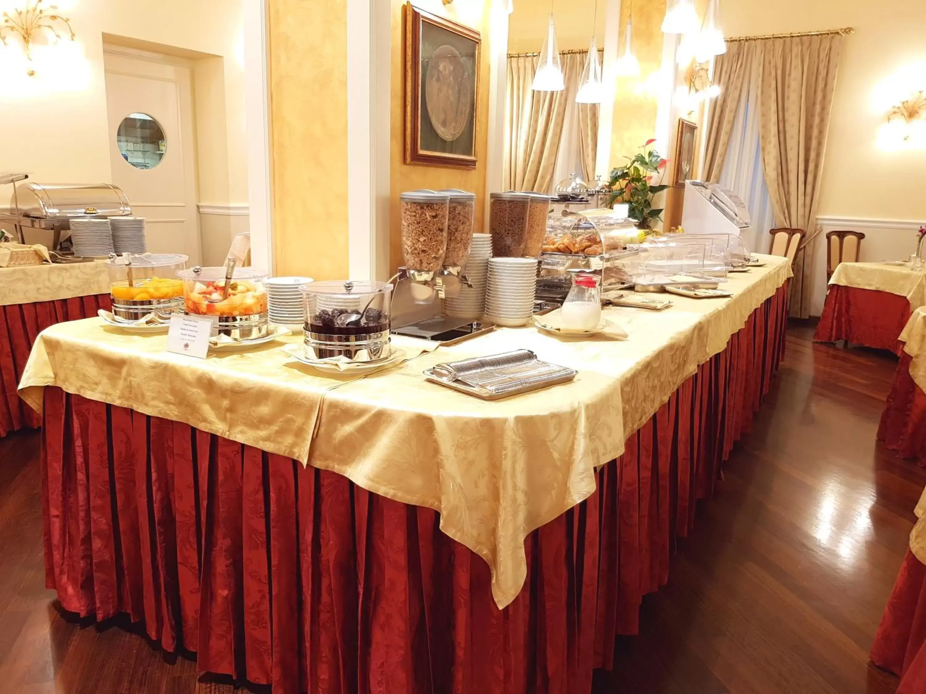 Buffet breakfast, Food in Hotel Berchielli