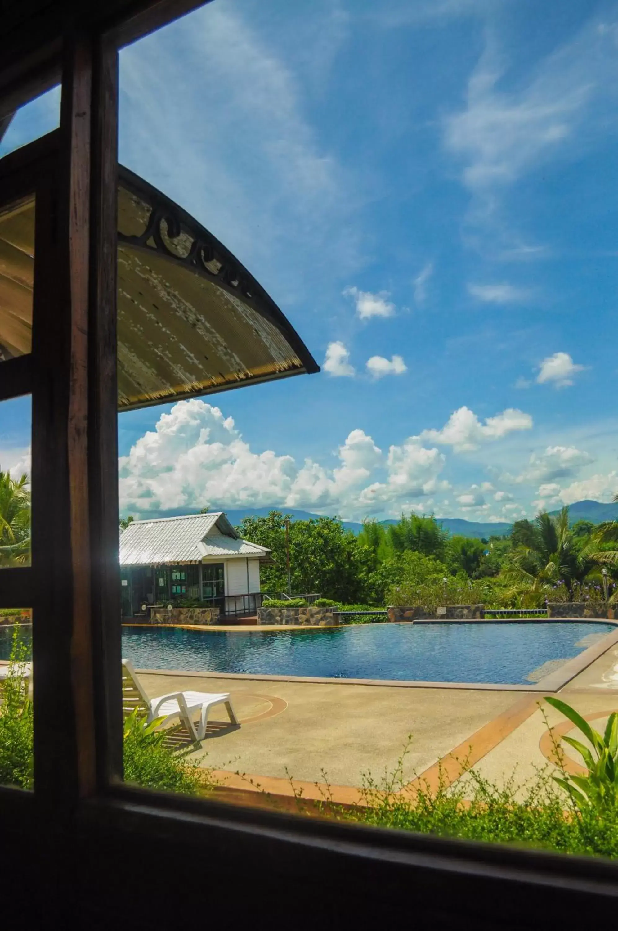 Pool view in Pai Iyara Resort