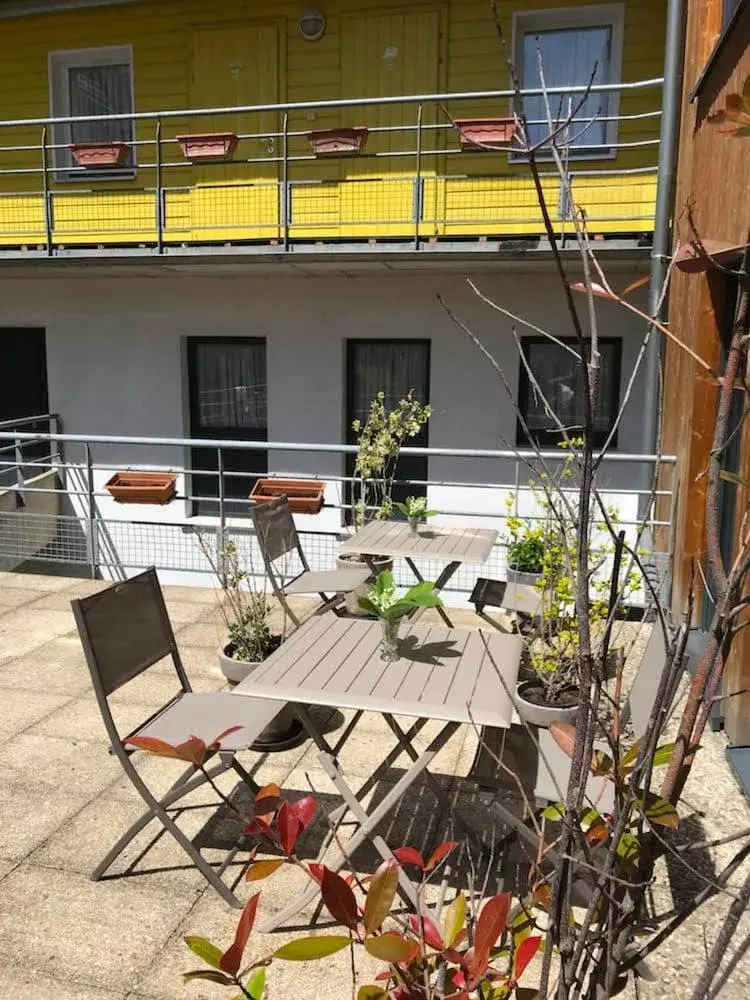 Balcony/Terrace in Hôtel De L'Ill