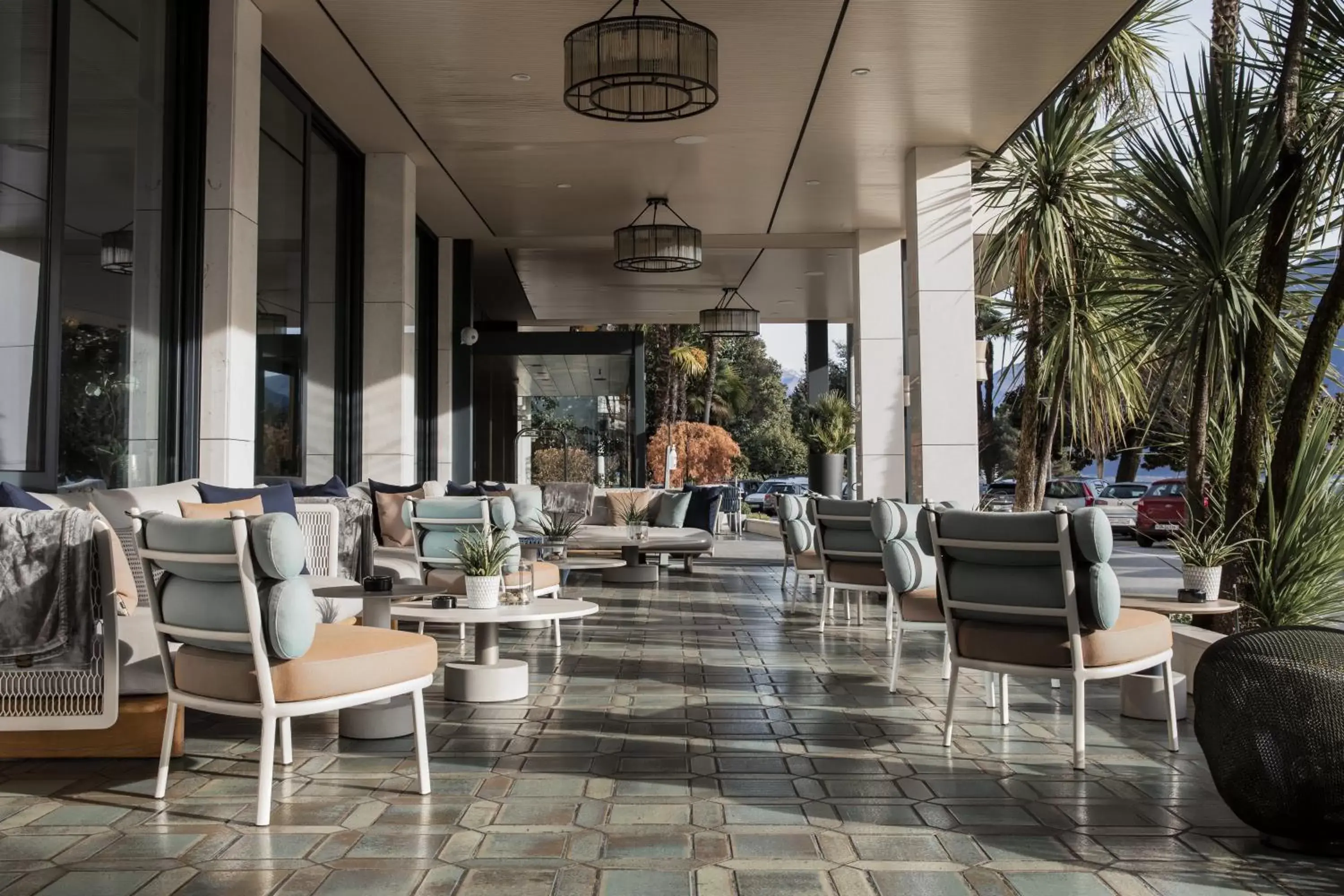 Balcony/Terrace, Restaurant/Places to Eat in Hotel la Palma au Lac
