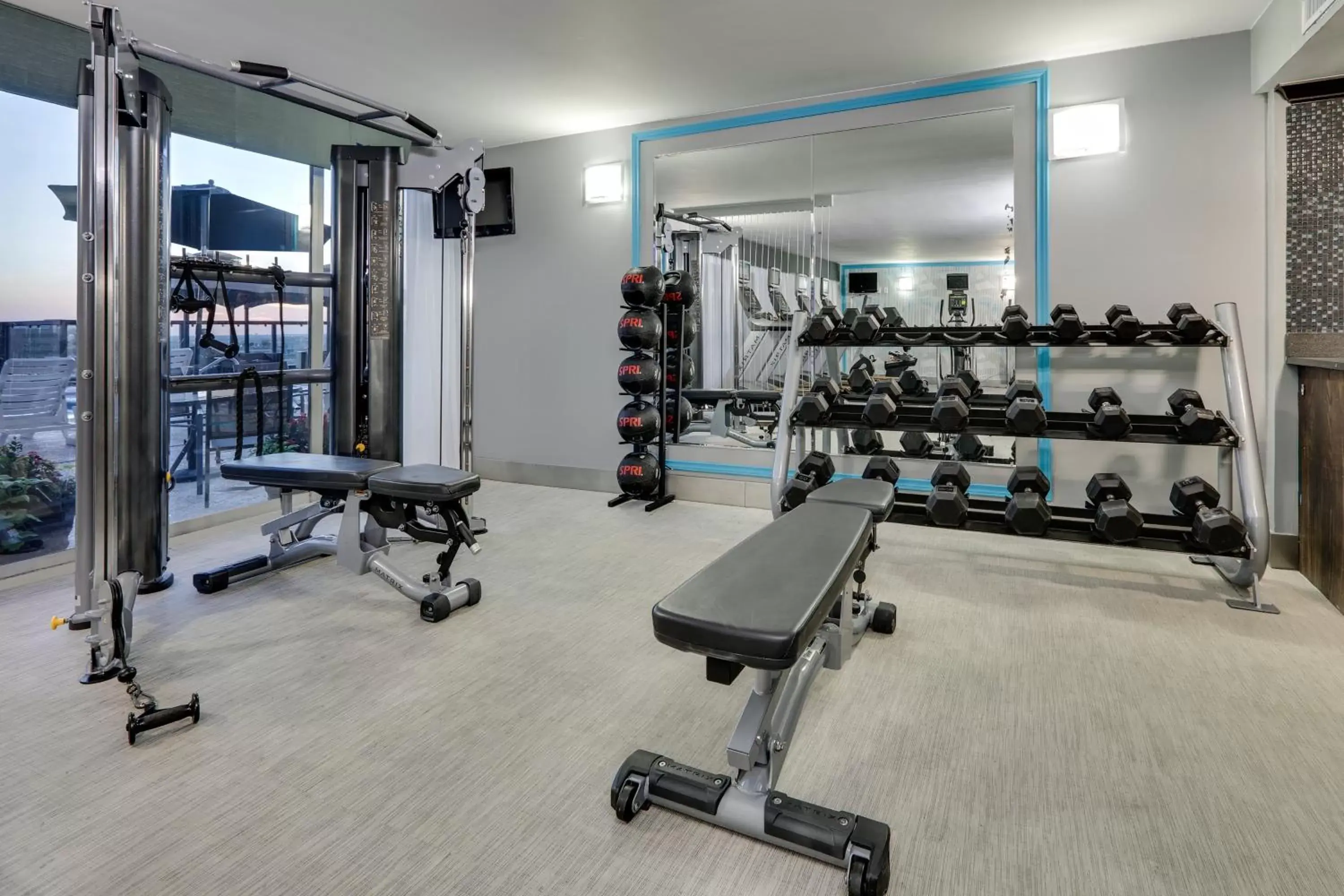 Fitness centre/facilities, Fitness Center/Facilities in Crowne Plaza Hotel Dallas Downtown, an IHG Hotel