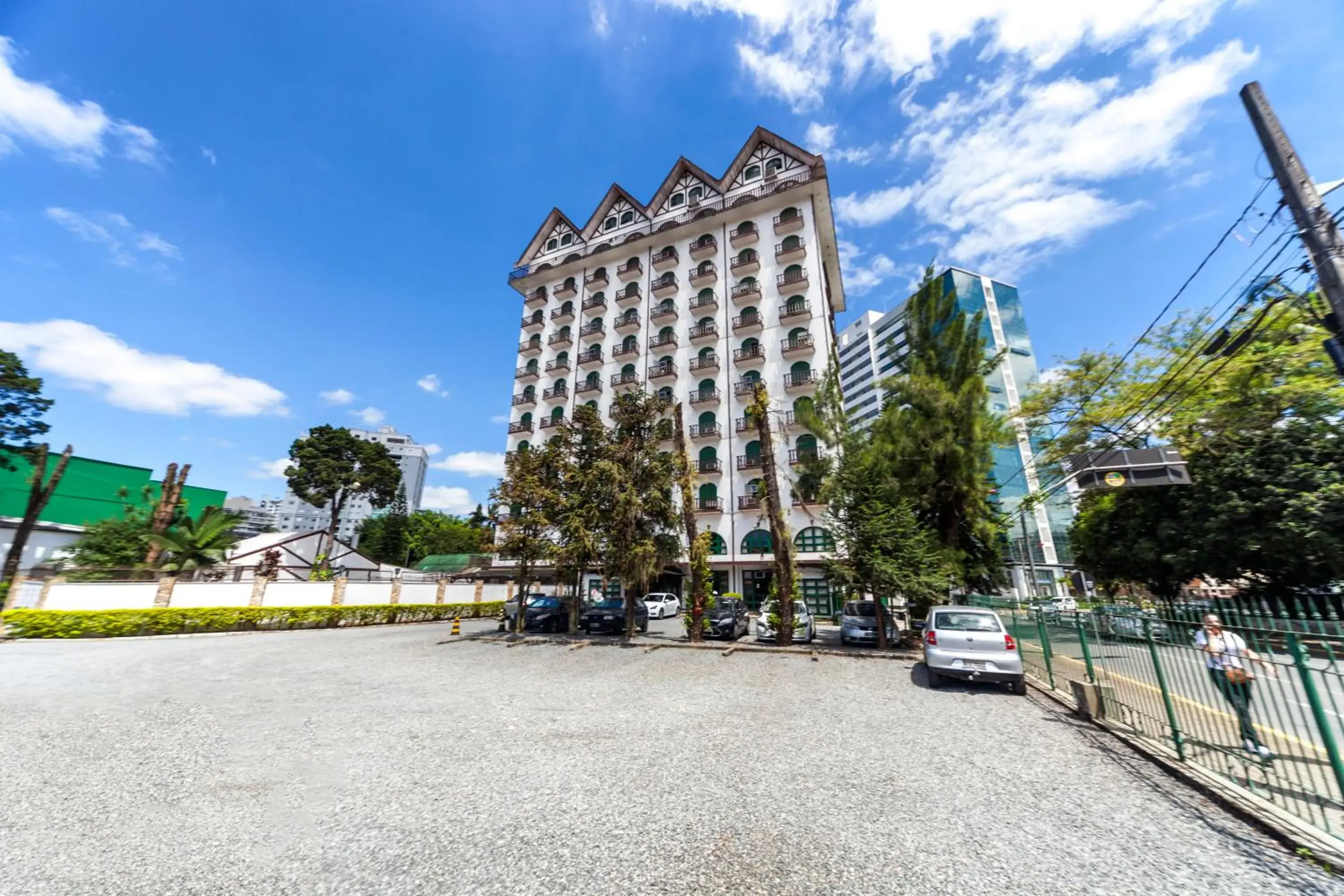 Parking, Property Building in Hotel Tannenhof