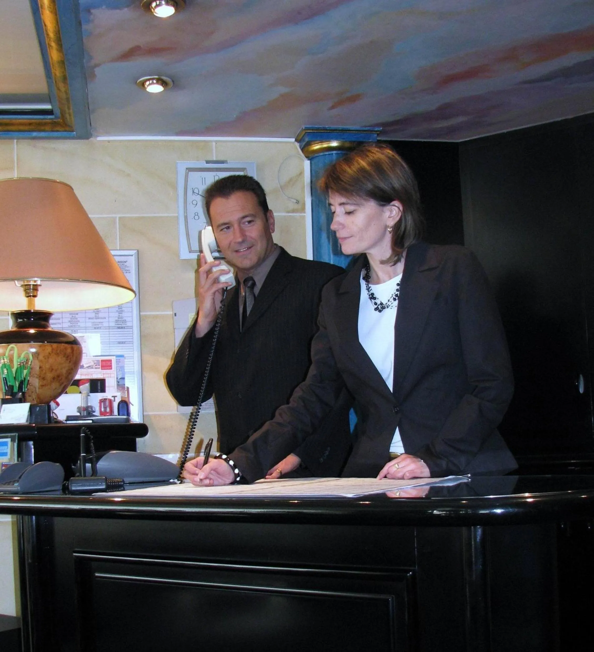 Lobby or reception in Hotel De Clisson Saint Brieuc