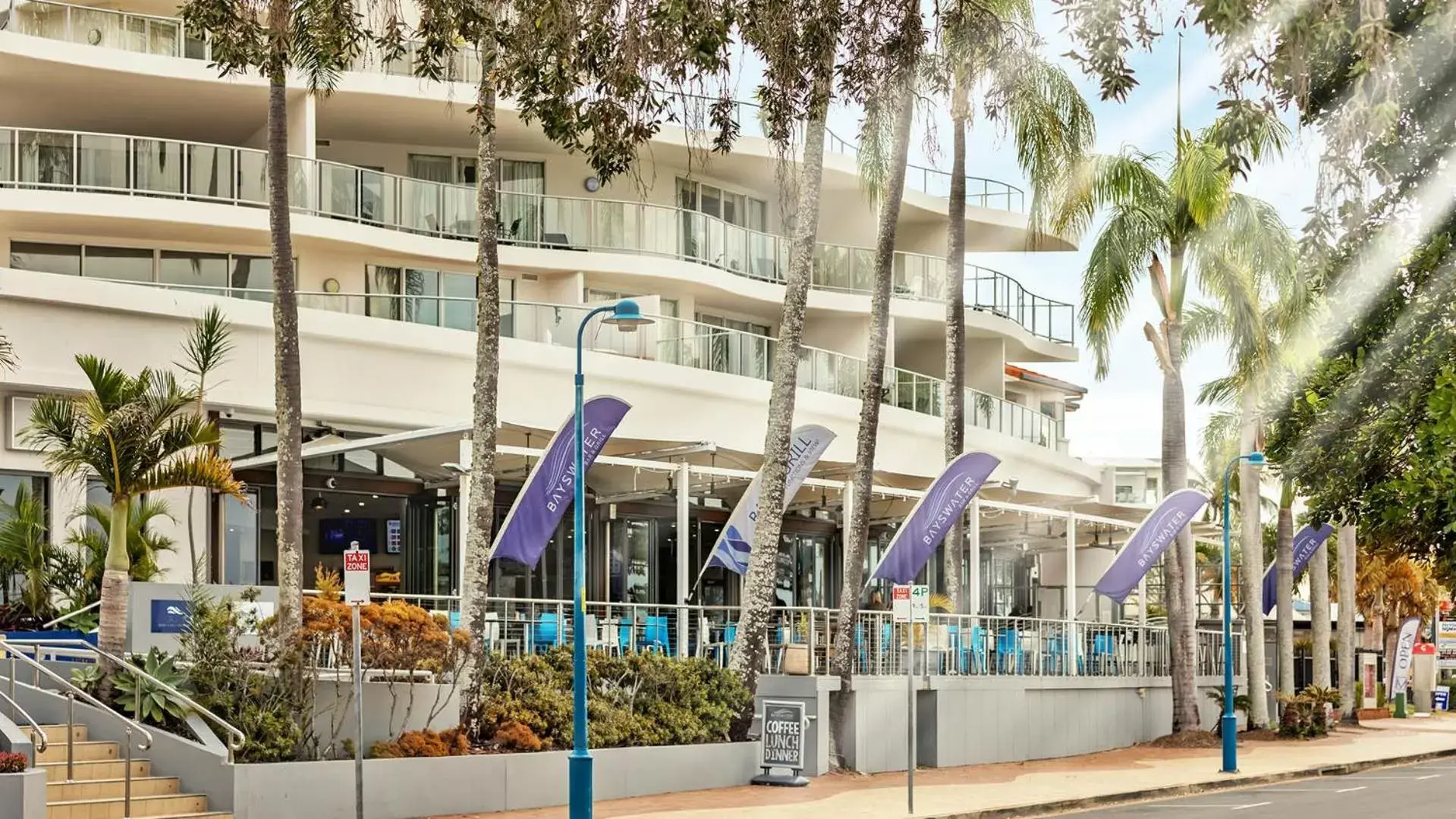 Facade/entrance, Property Building in Oaks Hervey Bay Resort and Spa