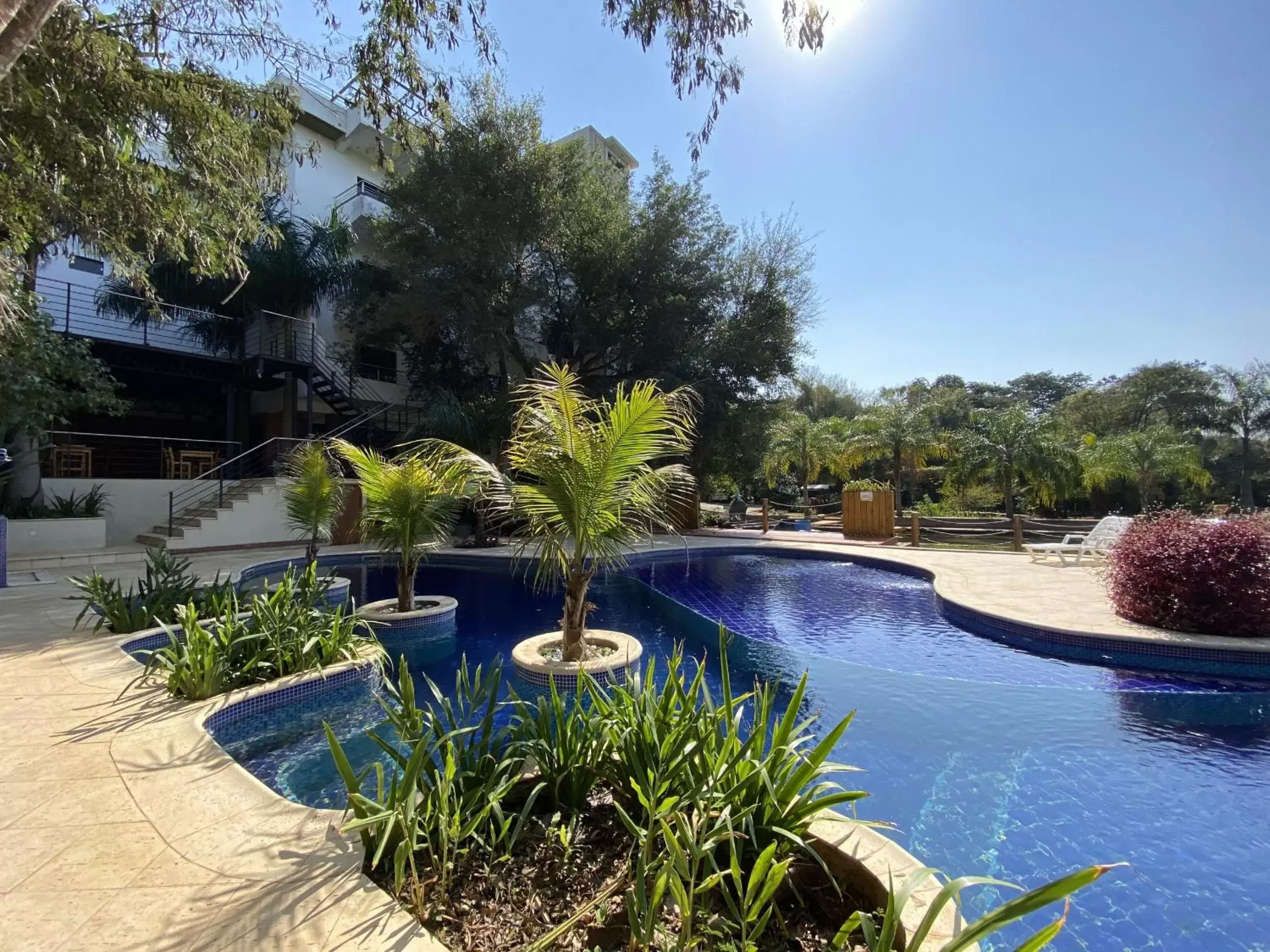 Pool view in Los Lagos Resort Hotel Pool view in Los Lagos Resort Hotel