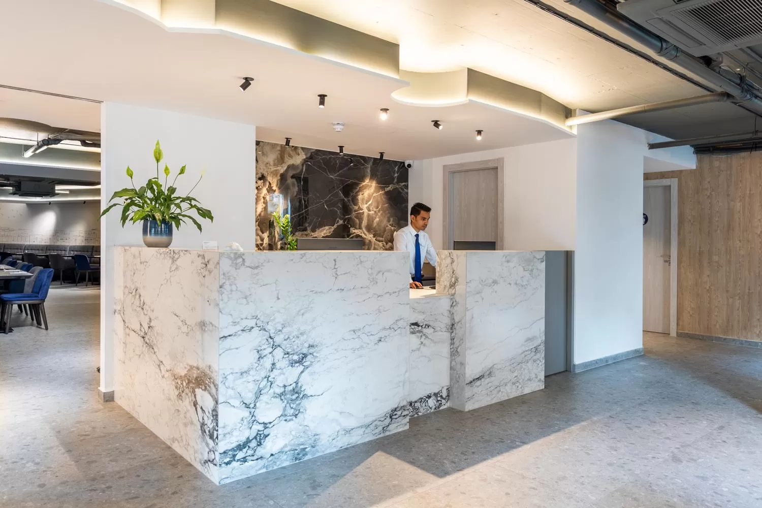 Lobby or reception in Alavits Hotel by ST Hotels