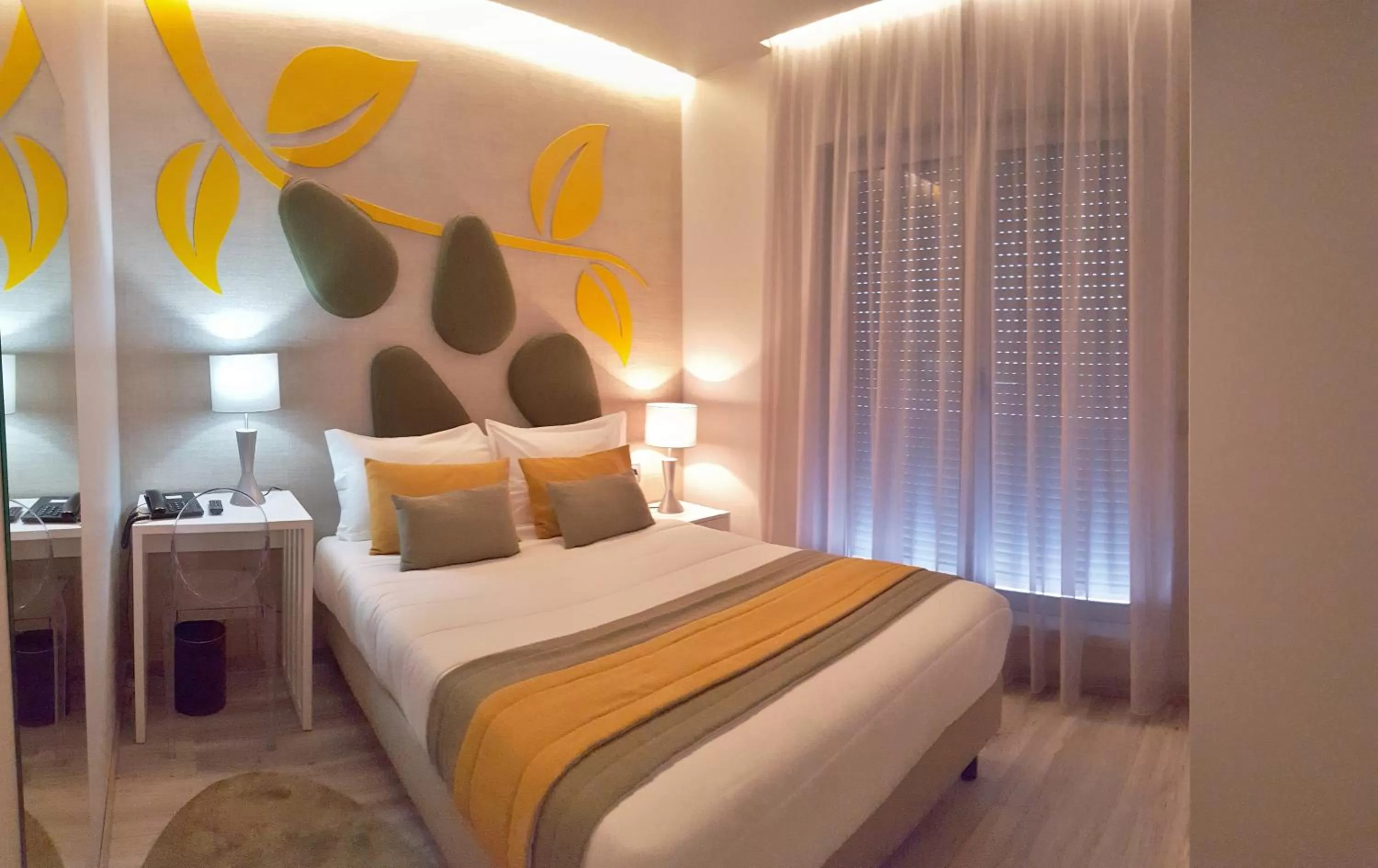 Bed in Hotel Aleluia