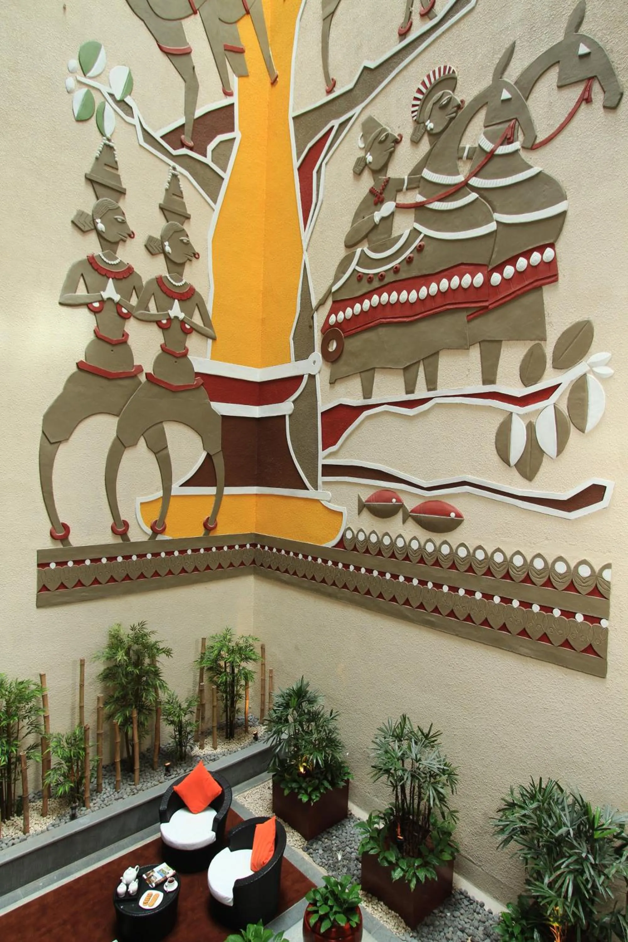 Decorative detail in Somerset Greenways Chennai