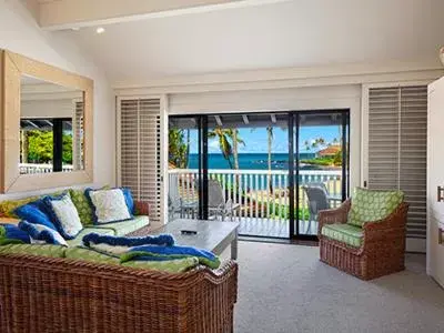 Seating Area in Kiahuna Plantation Resort Kauai by OUTRIGGER