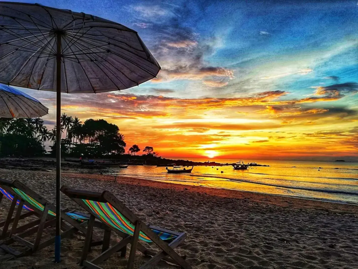 Beach in Lazy Days Bungalows