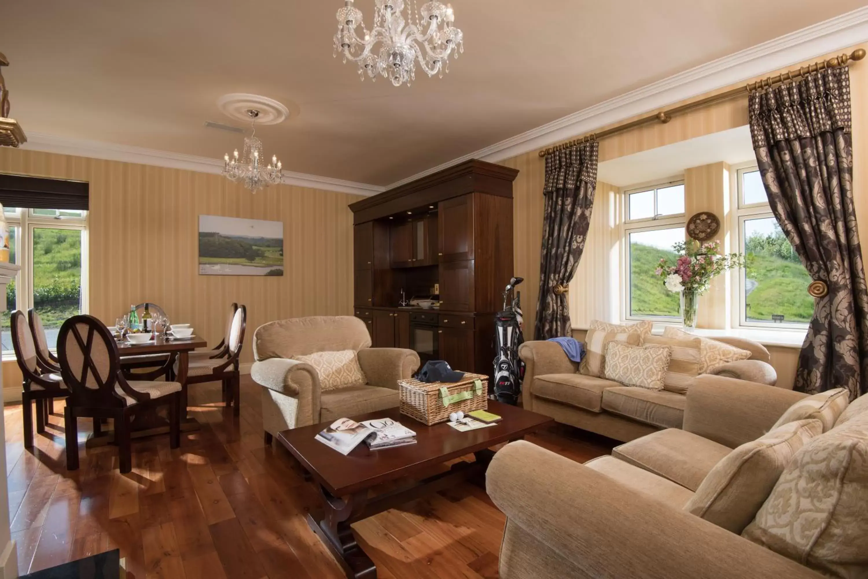 Living room, Seating Area in Lough Erne Resort
