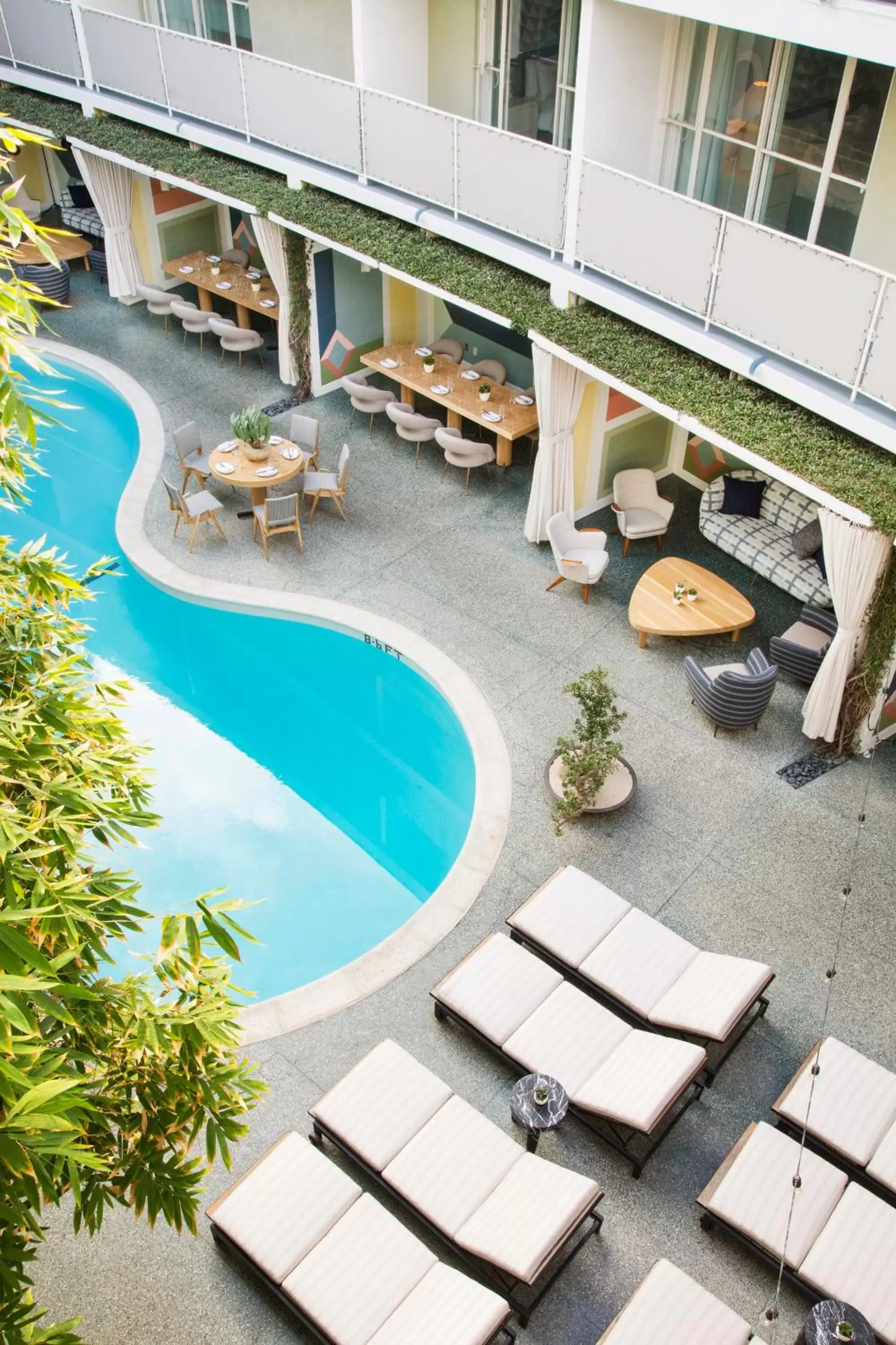 Swimming pool, Pool View in Avalon Hotel Beverly Hills, a Member of Design Hotels