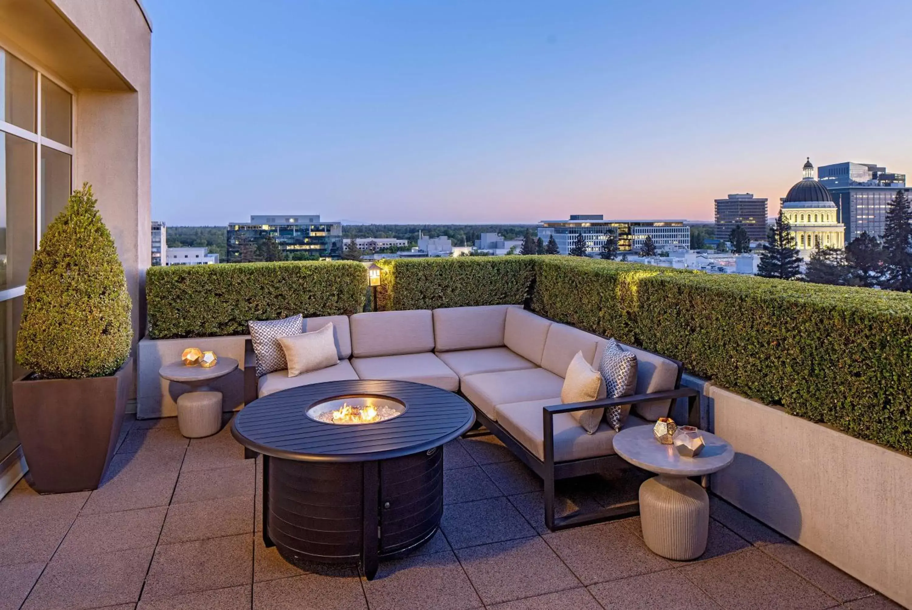 Patio in Hyatt Regency Sacramento