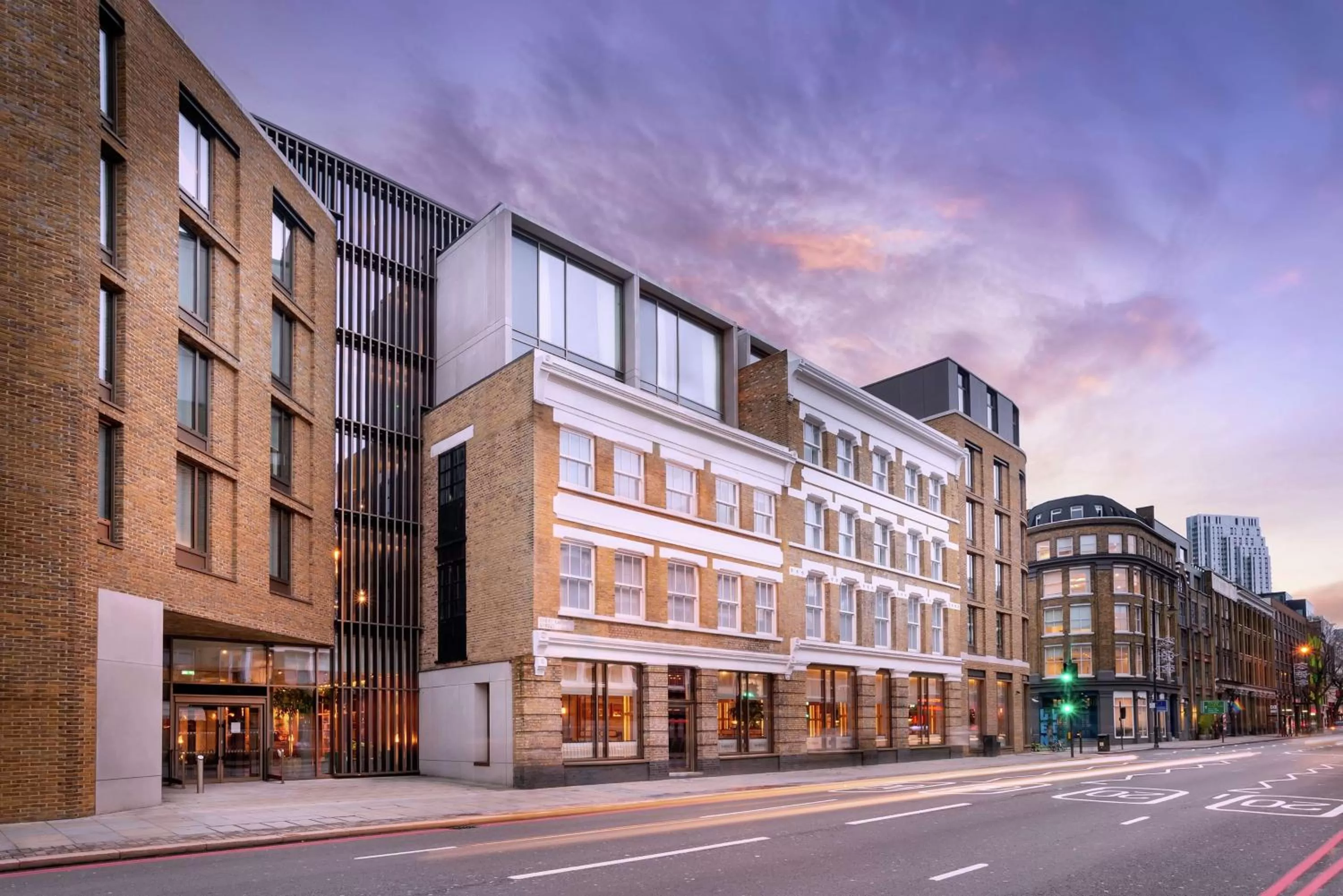 Street view in Hart Shoreditch Hotel London, Curio Collection by Hilton