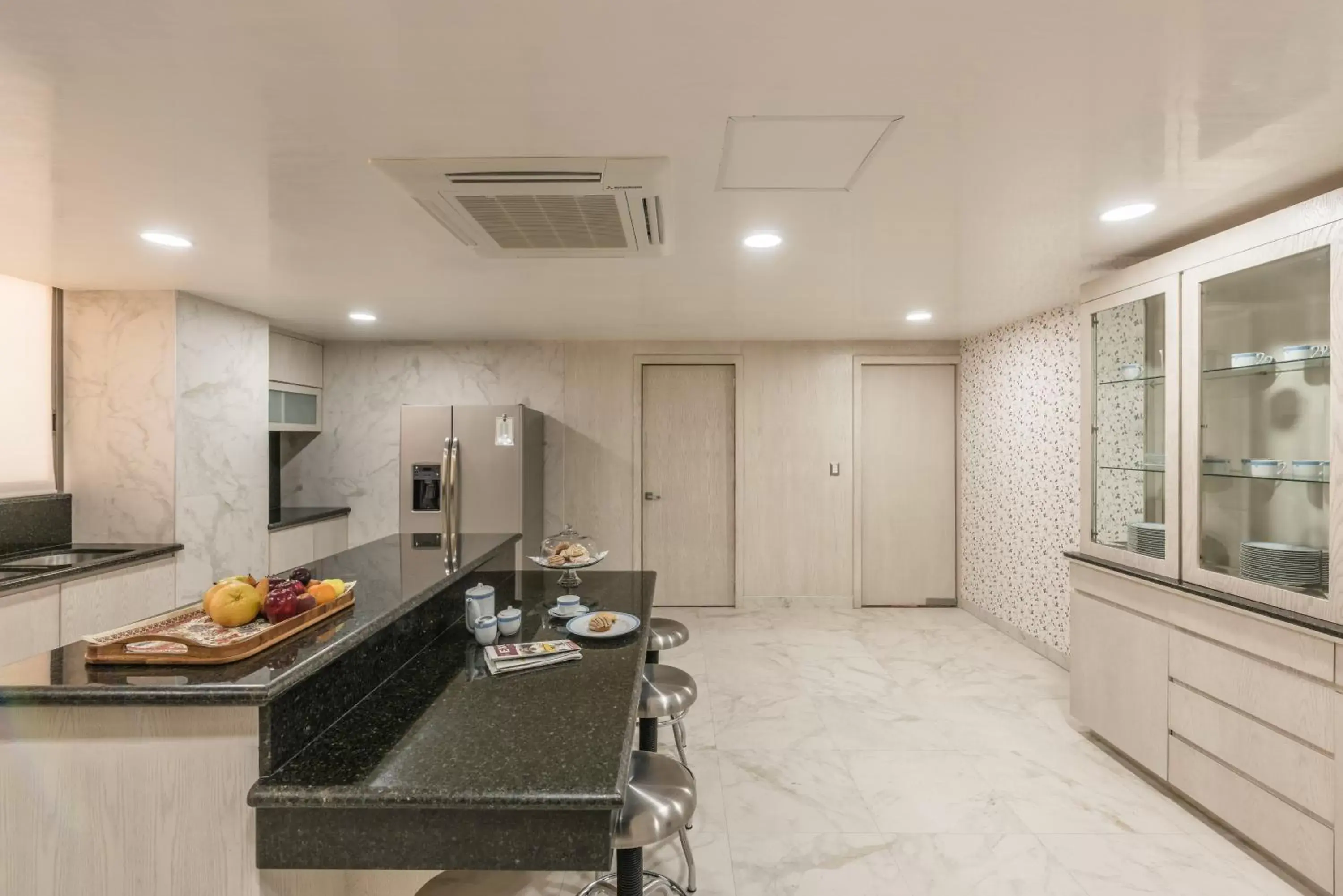 Kitchen or kitchenette in Suites Perisur Apartamentos Amueblados