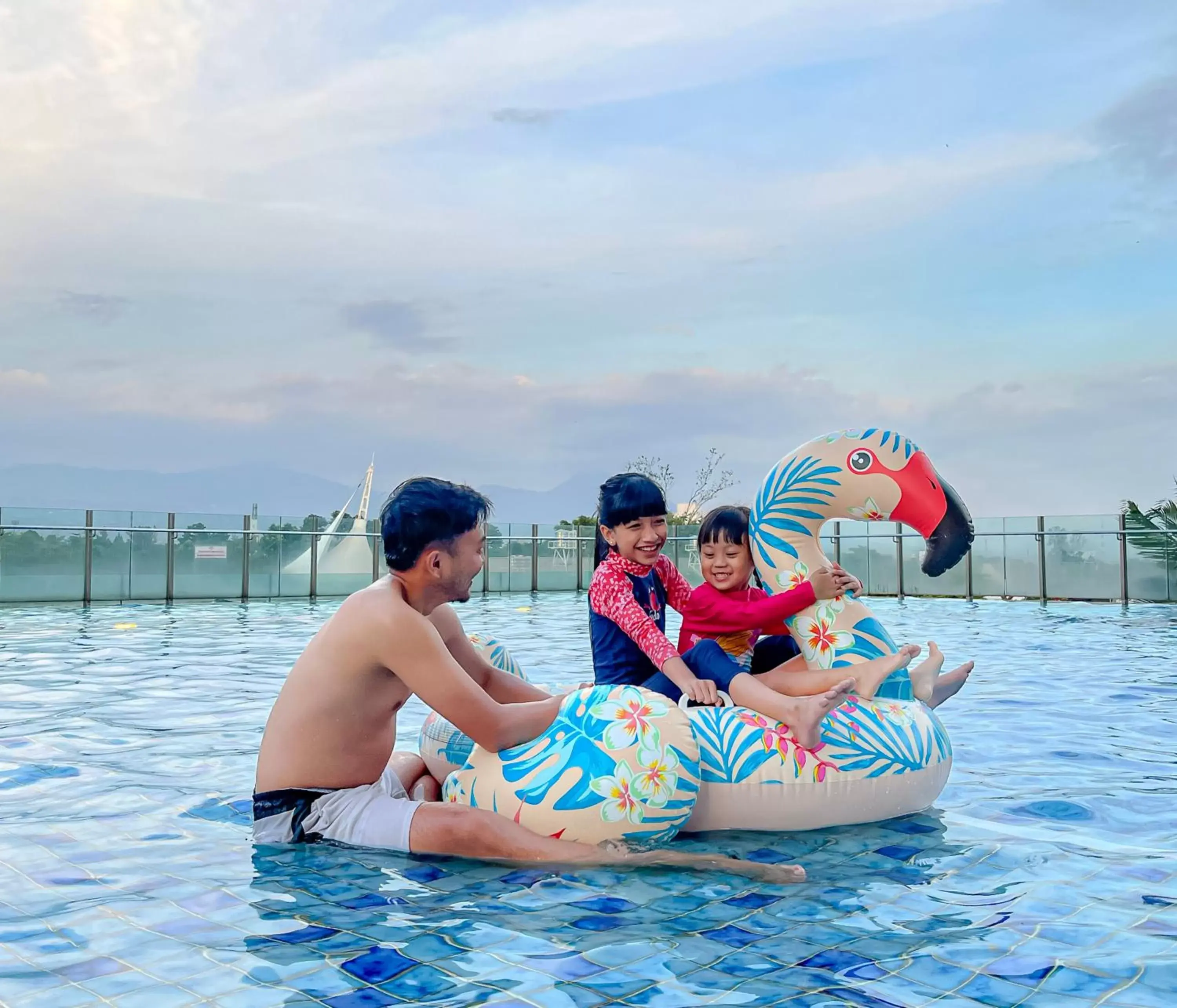 Swimming pool in Crowne Plaza Bandung, an IHG Hotel
