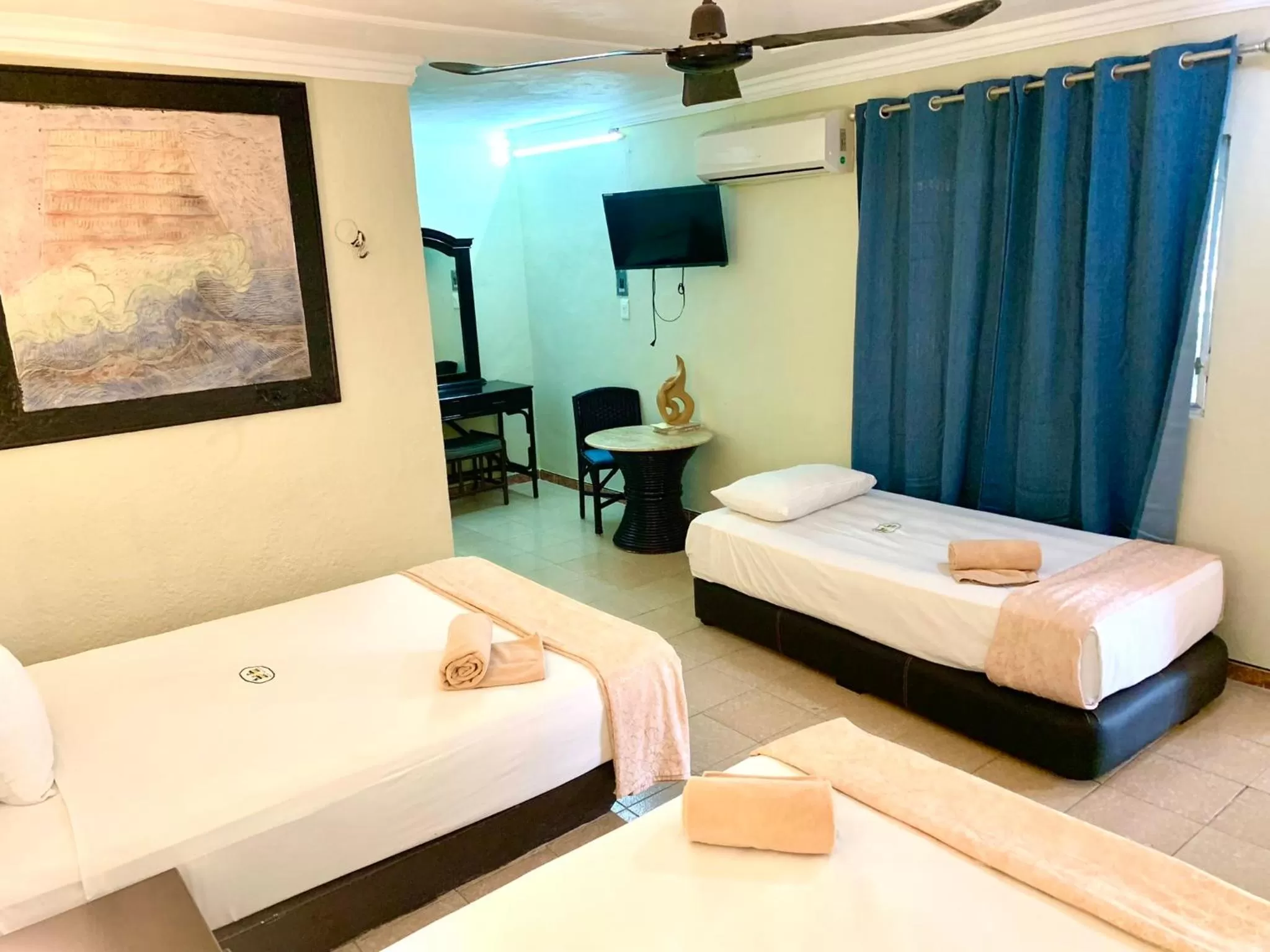 Bed in Hotel Green River