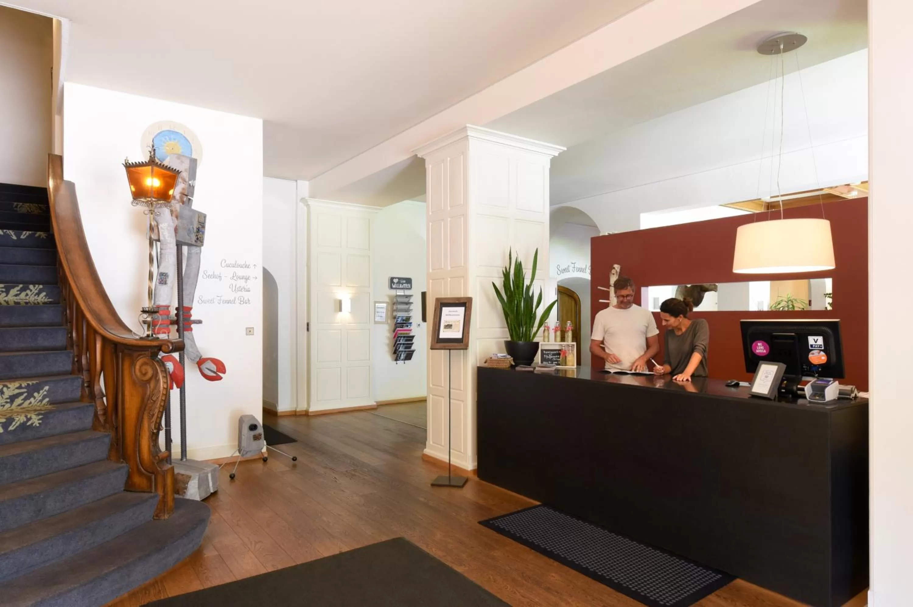 Decorative detail in Hotel Seehof-Arosa