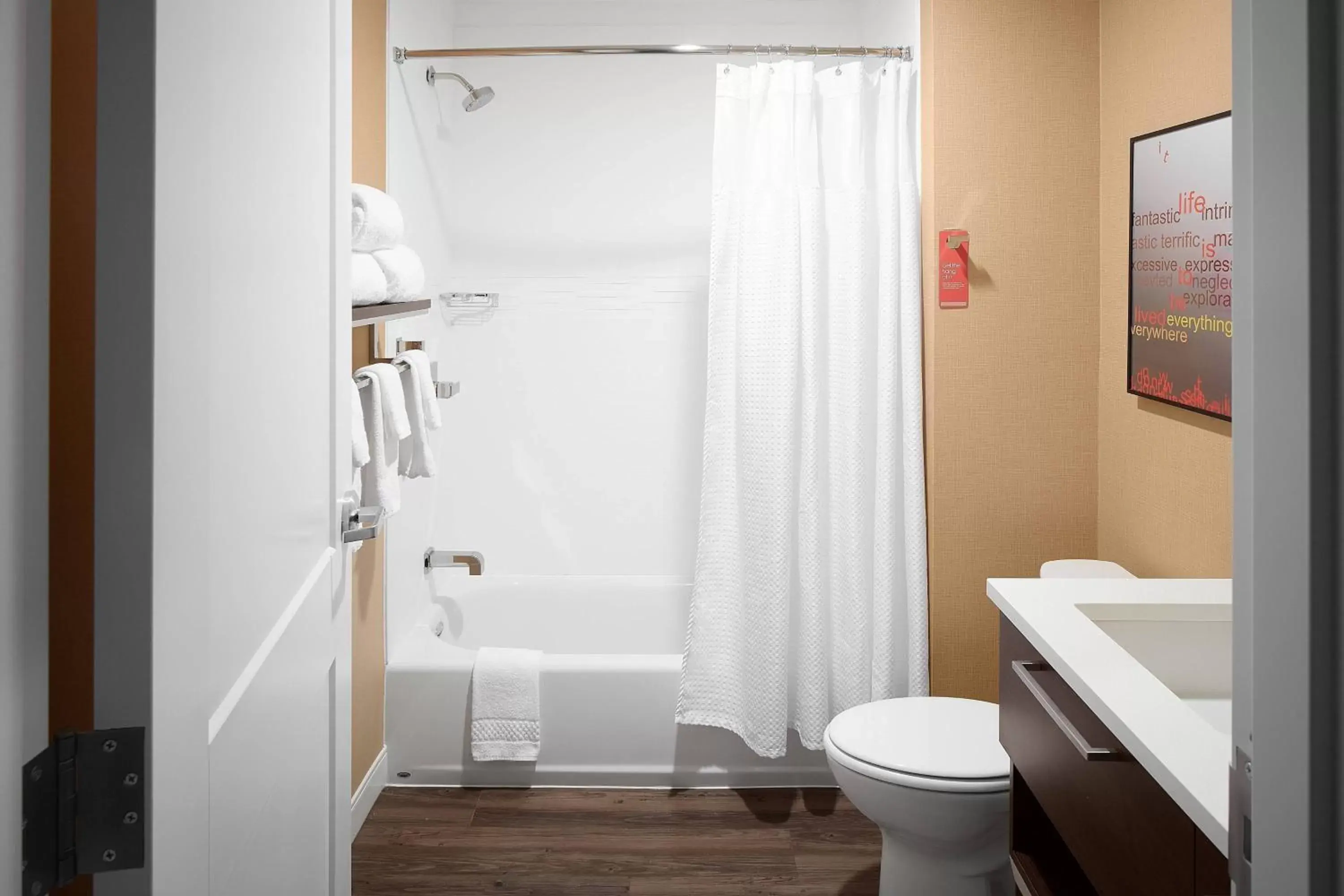 Bathroom in TownePlace Suites by Marriott Danville