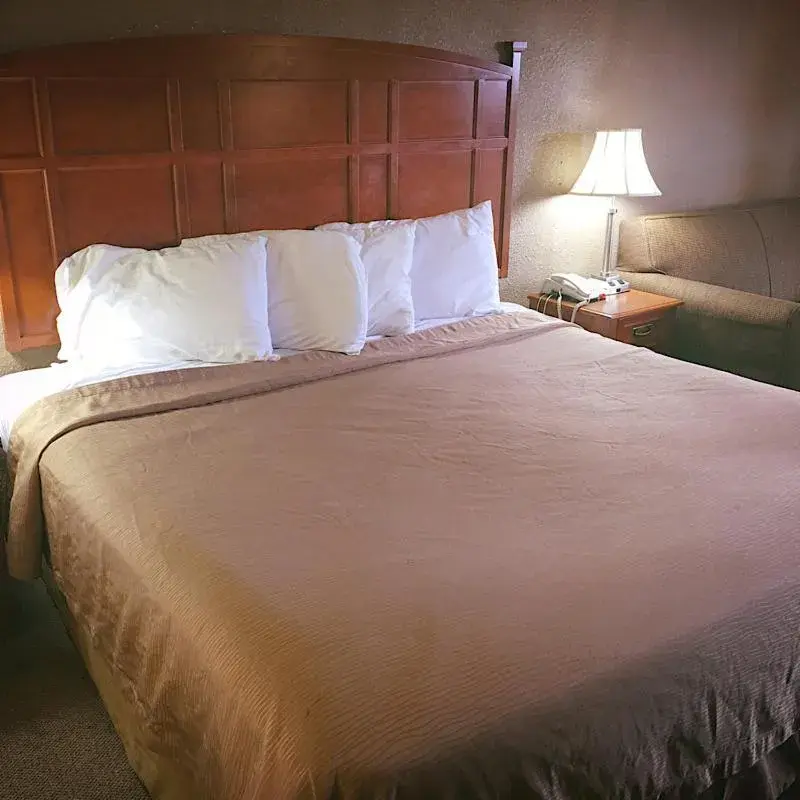 Bed in Travelers Inn Elizabethton