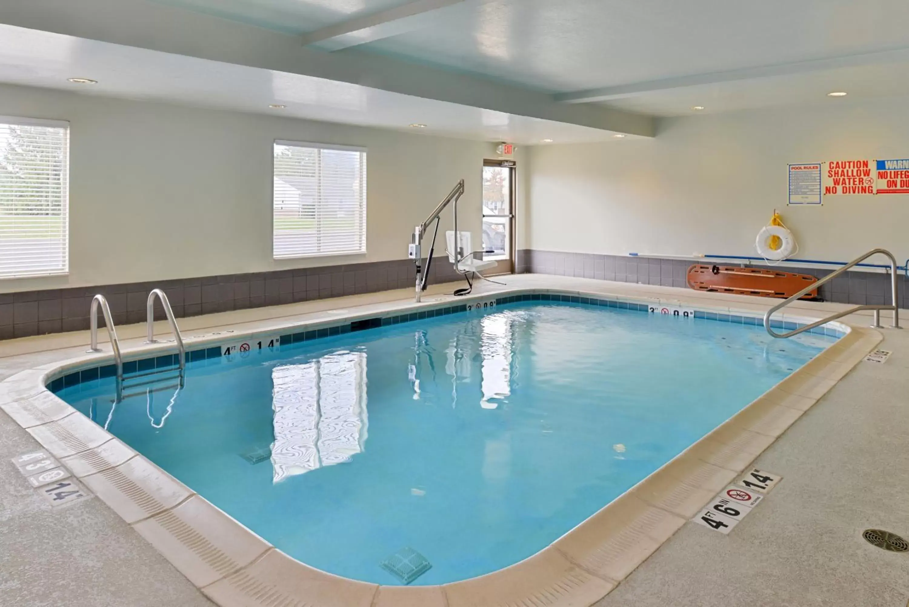 Swimming Pool in Holiday Inn Express Hotel & Suites Greenville, an IHG Hotel