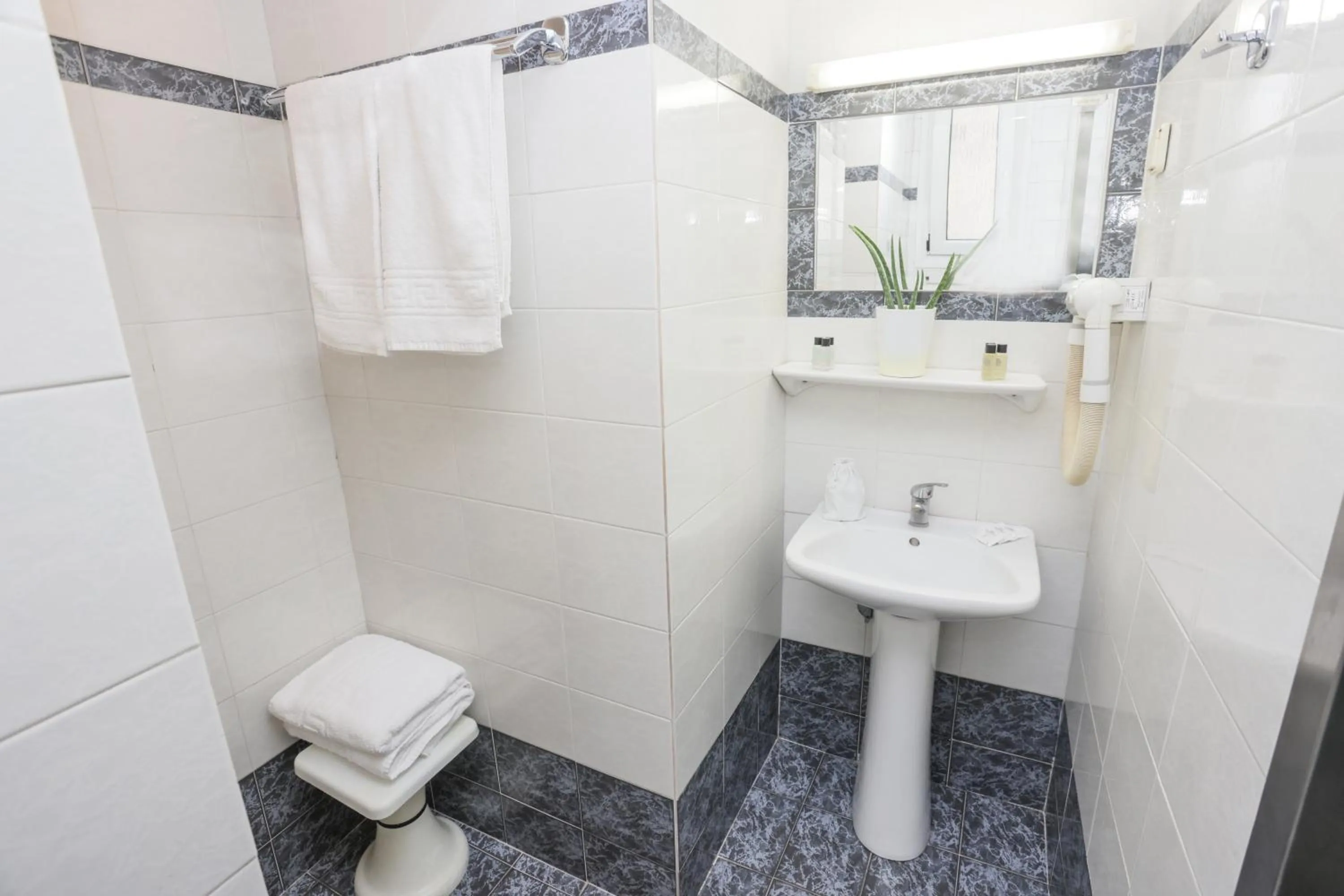 Bathroom in Aegeon Hotel