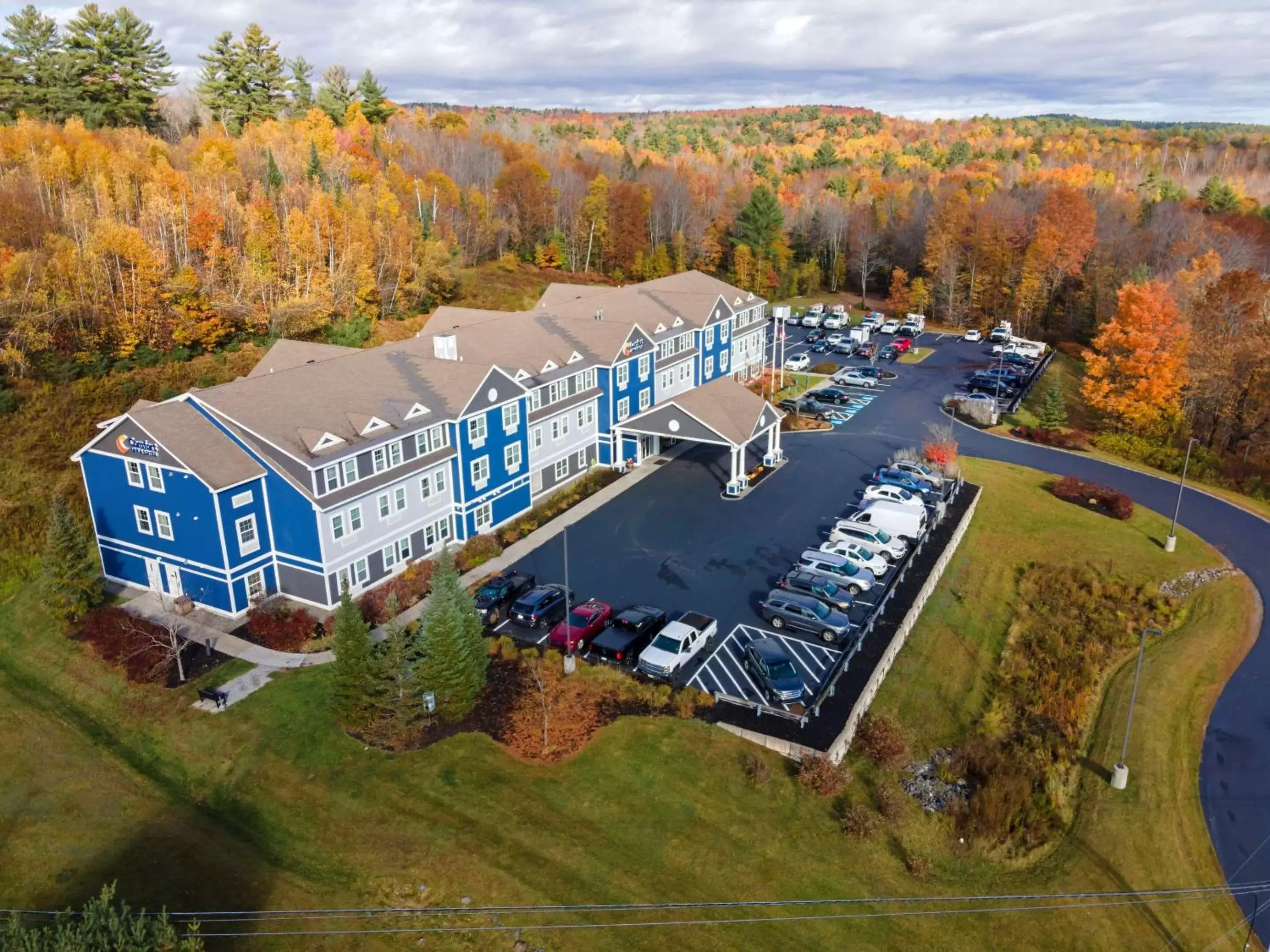 Property building, Bird's-eye View in Comfort Inn & Suites Wilton