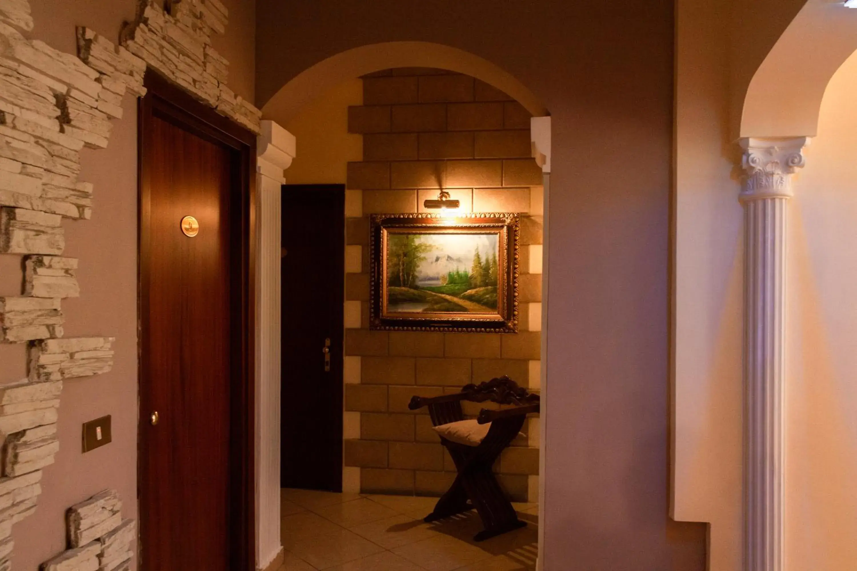 Seating area in Hotel Concordia