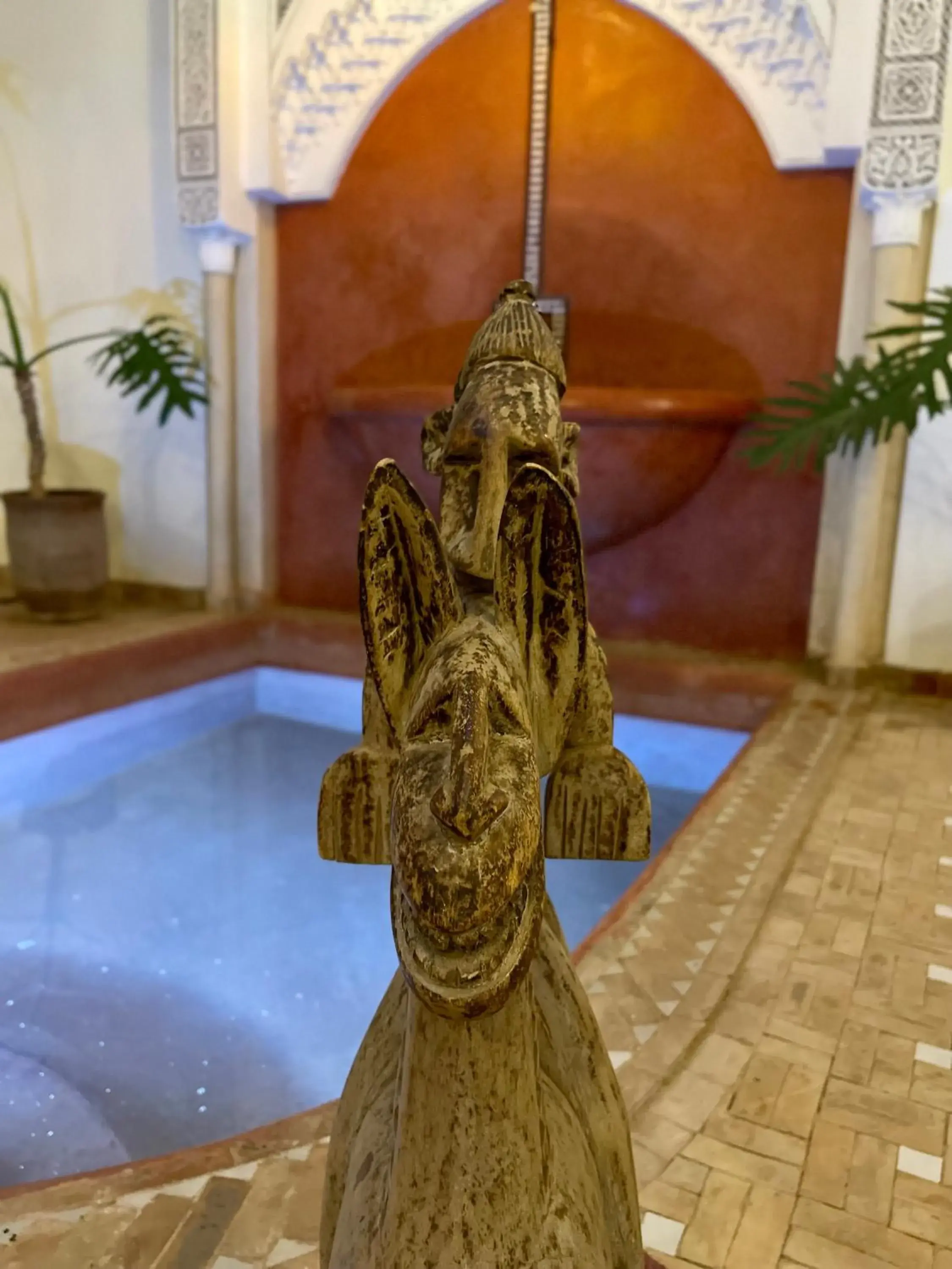 Decorative detail, Swimming Pool in Riad Dar Foundouk and Spa