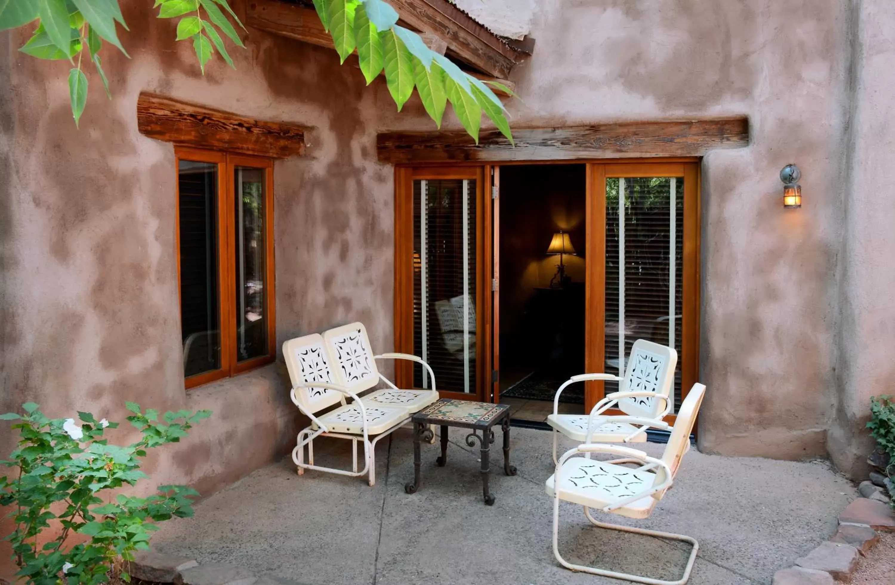 Patio in El Portal Sedona Hotel